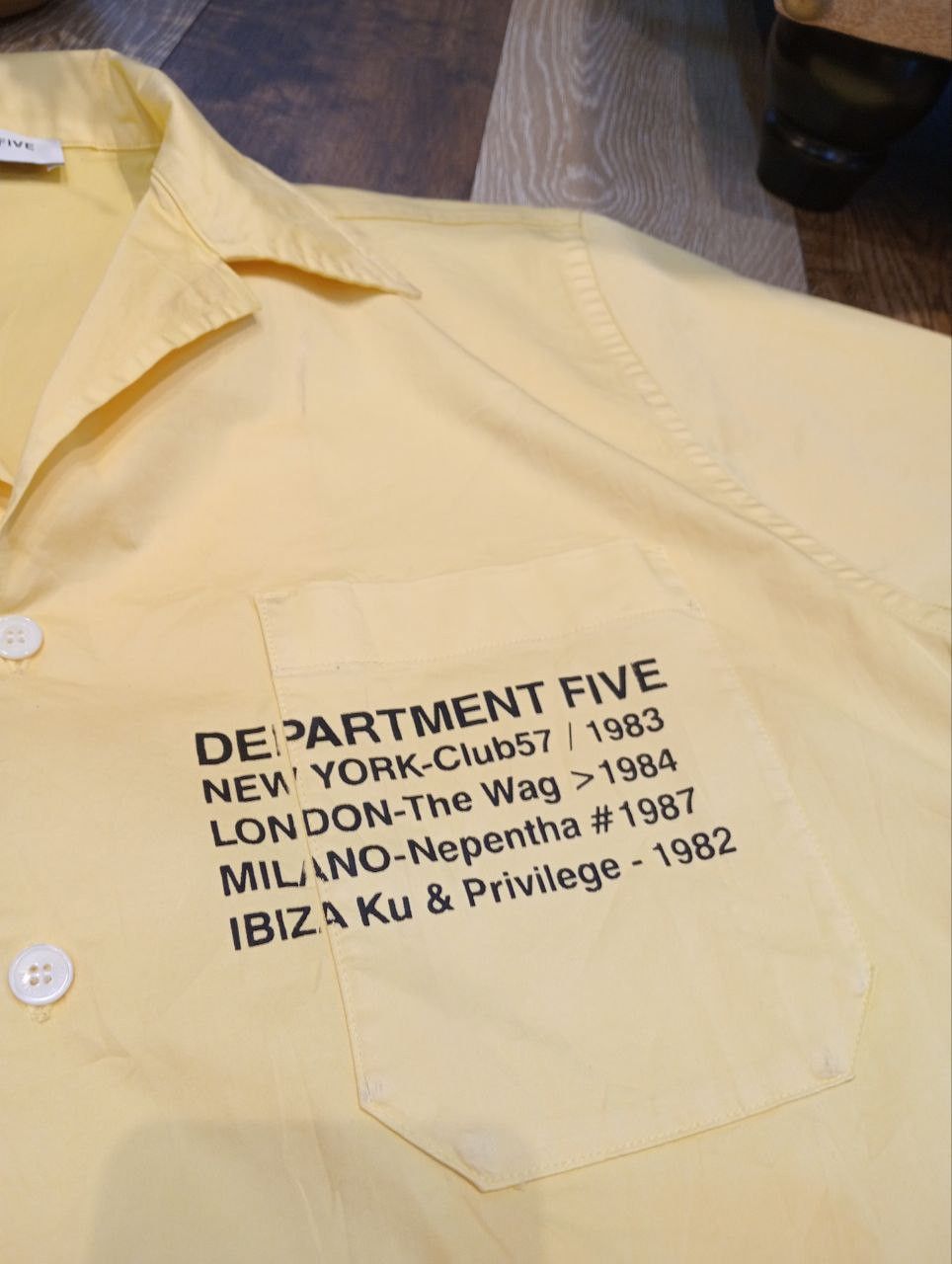 DEPARTMENT5 DEPARTMENT FIVE POCKET BUTTON SHIRT SIZE 40 Size US M / EU 48-50 / 2 - 5 Thumbnail