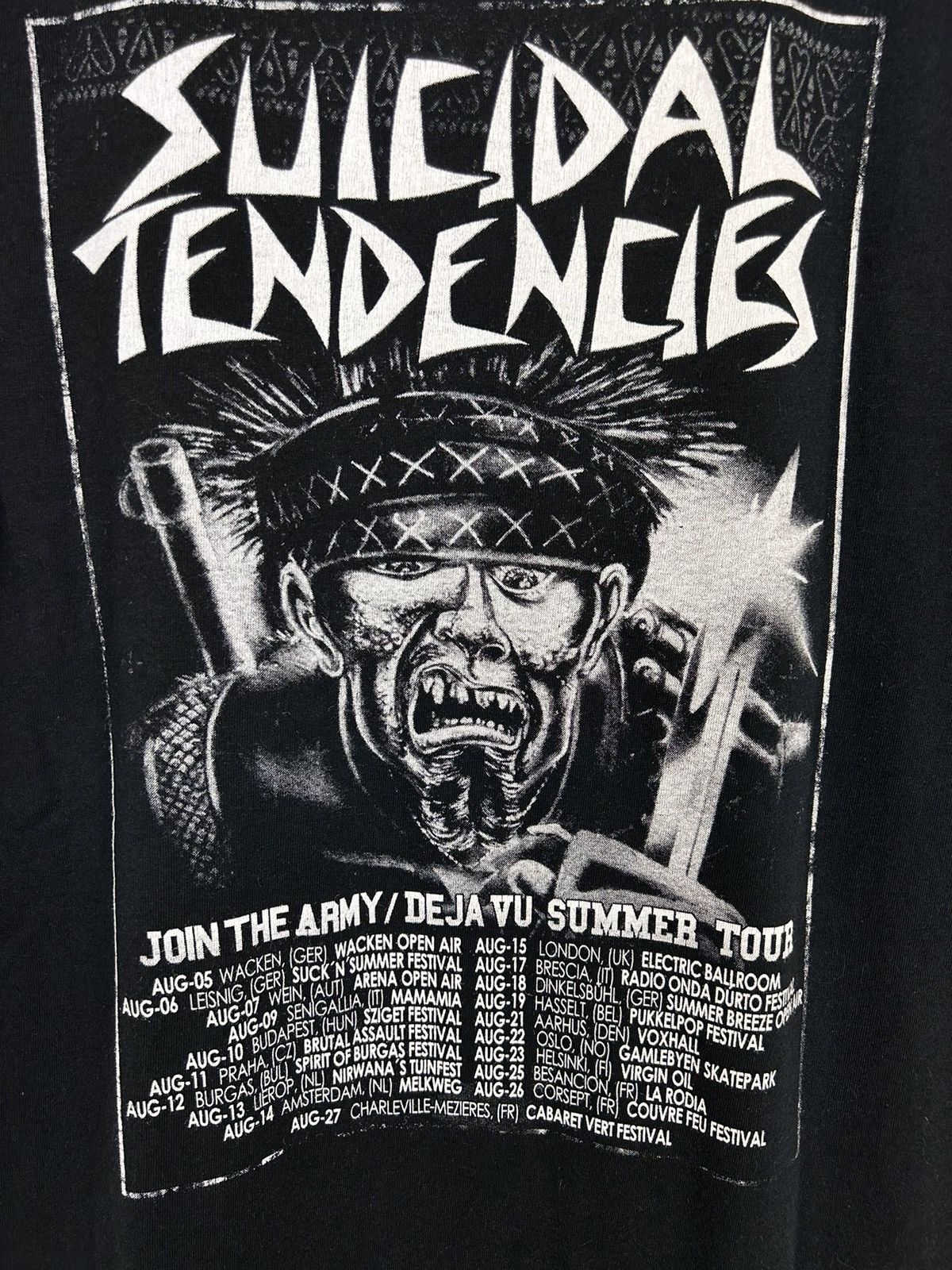 Band Tees Vintage Suicidal Tendencies Join The Army Deja Vu Tour Tee Size US M / EU 48-50 / 2 - 2 Thumbnail