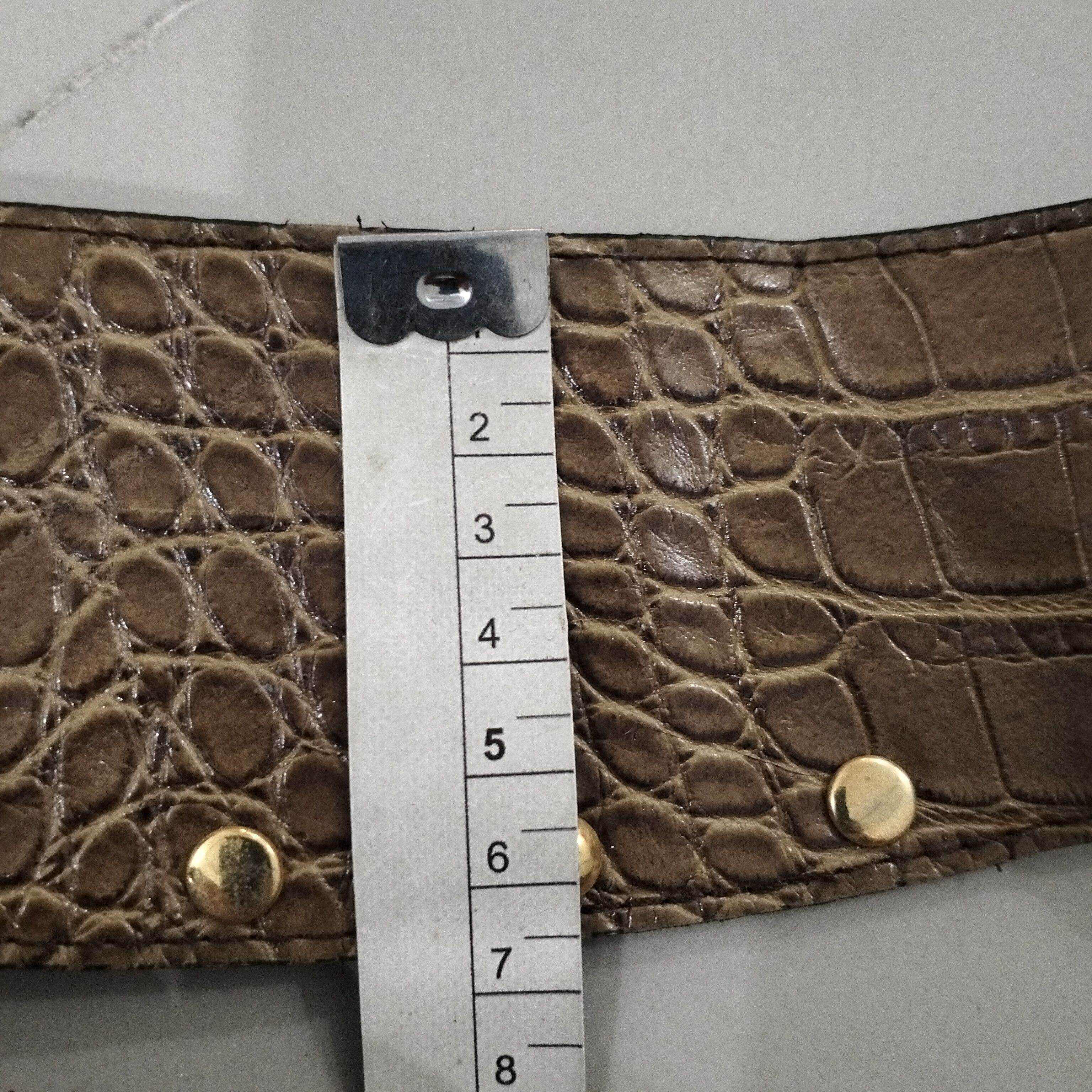 Japanese Brand EGOIST SNAKE SKIN CHAIN BELT Size ONE SIZE - 2 Thumbnail