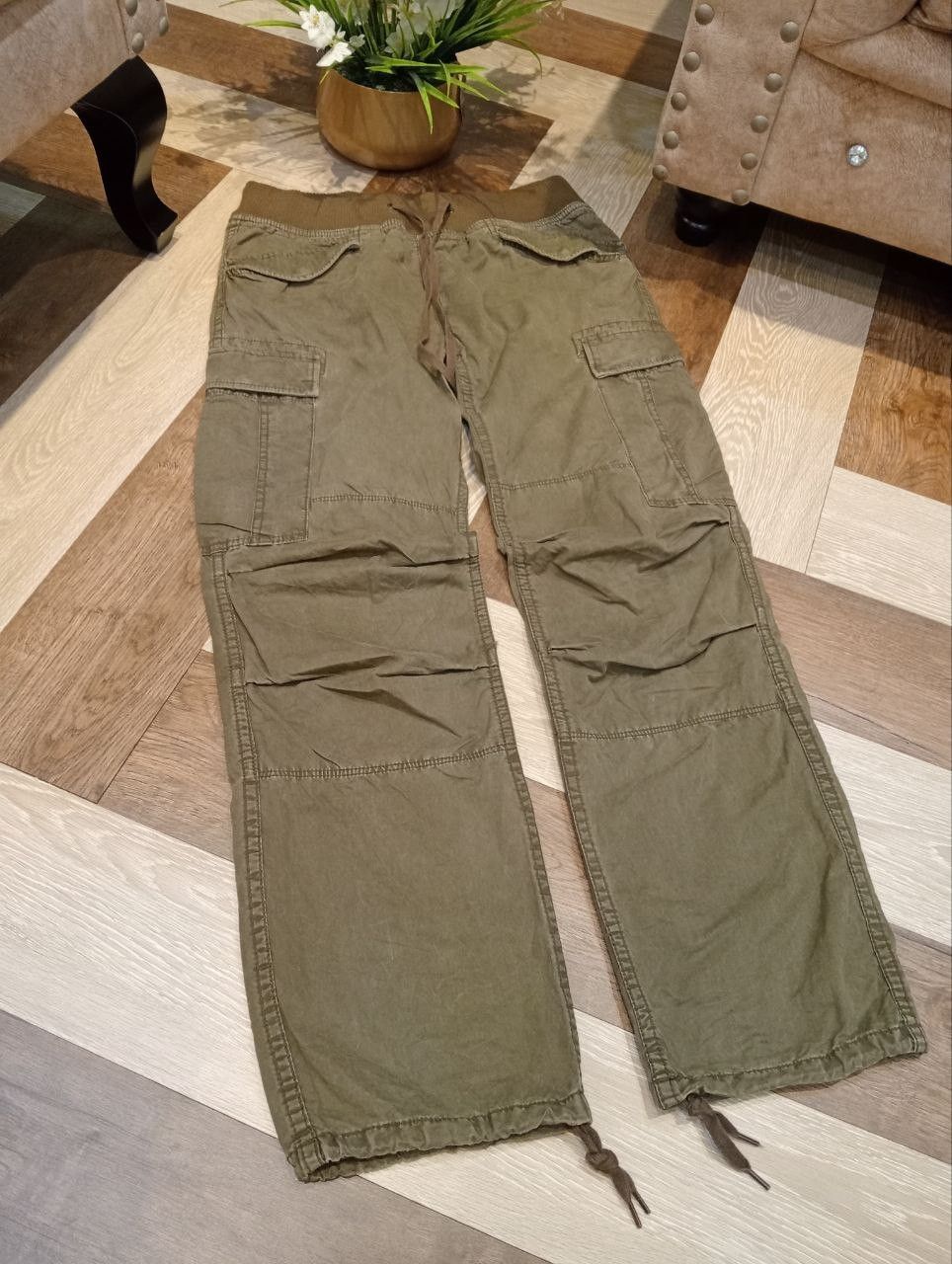 Japanese Brand LIMITED EDITION GOA GARMENT LA-02 ARMY CARGO PANTS Size US 32 / EU 48 - 3 Thumbnail