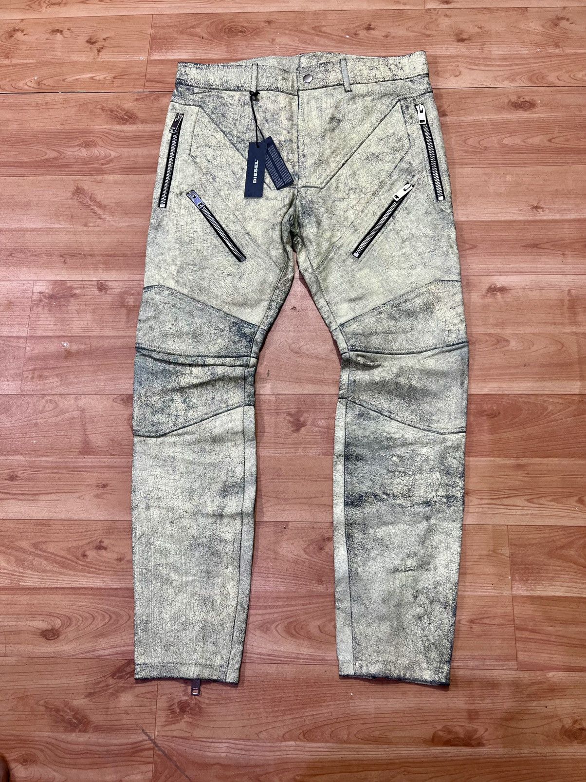 Diesel Diesel leather Trouser for mens size 32 Size US 32 / EU 48 - 1 Thumbnail