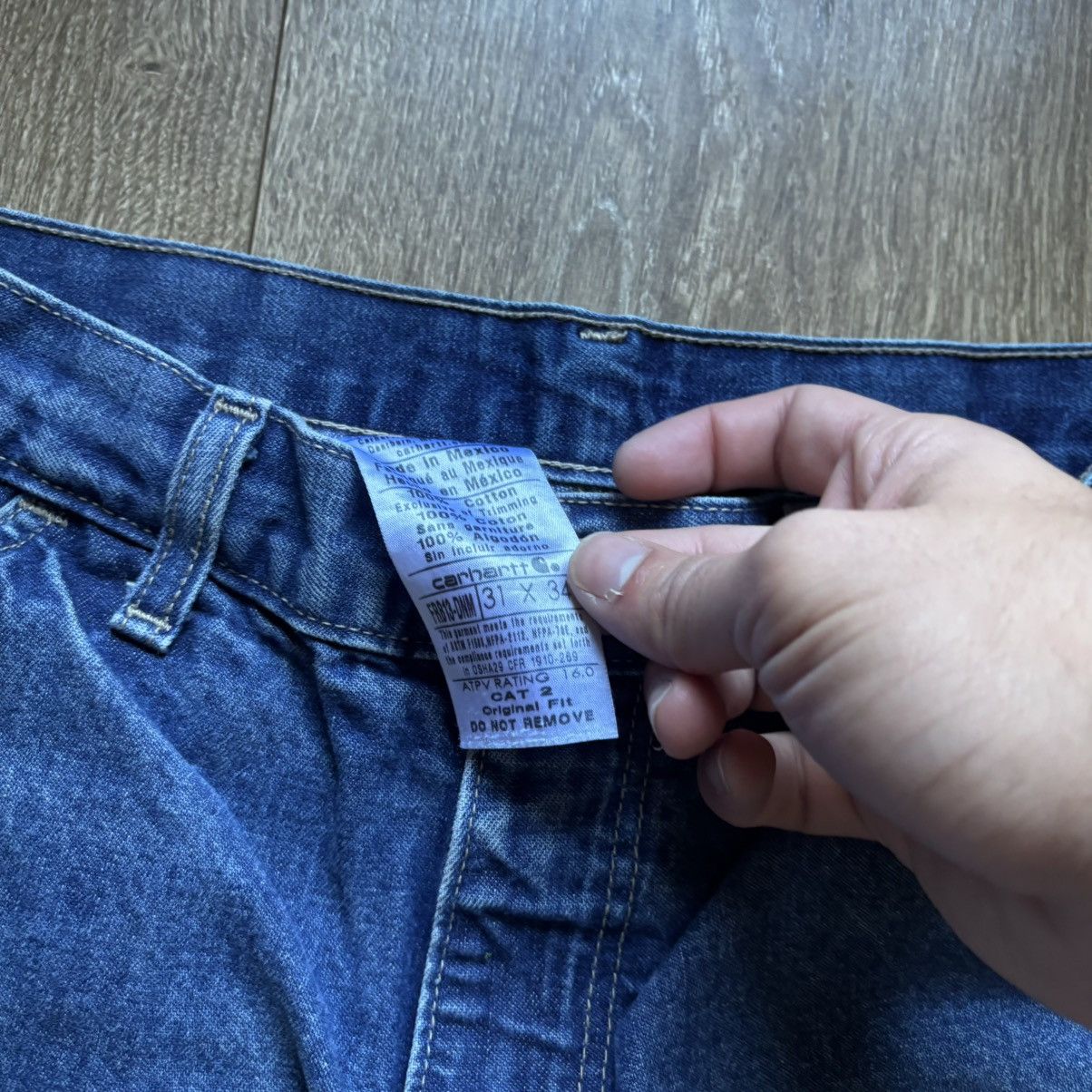 Carhartt Carhartt Faded & Distressed Loose Fit Carpenter Denim Size US 31 - 4 Thumbnail