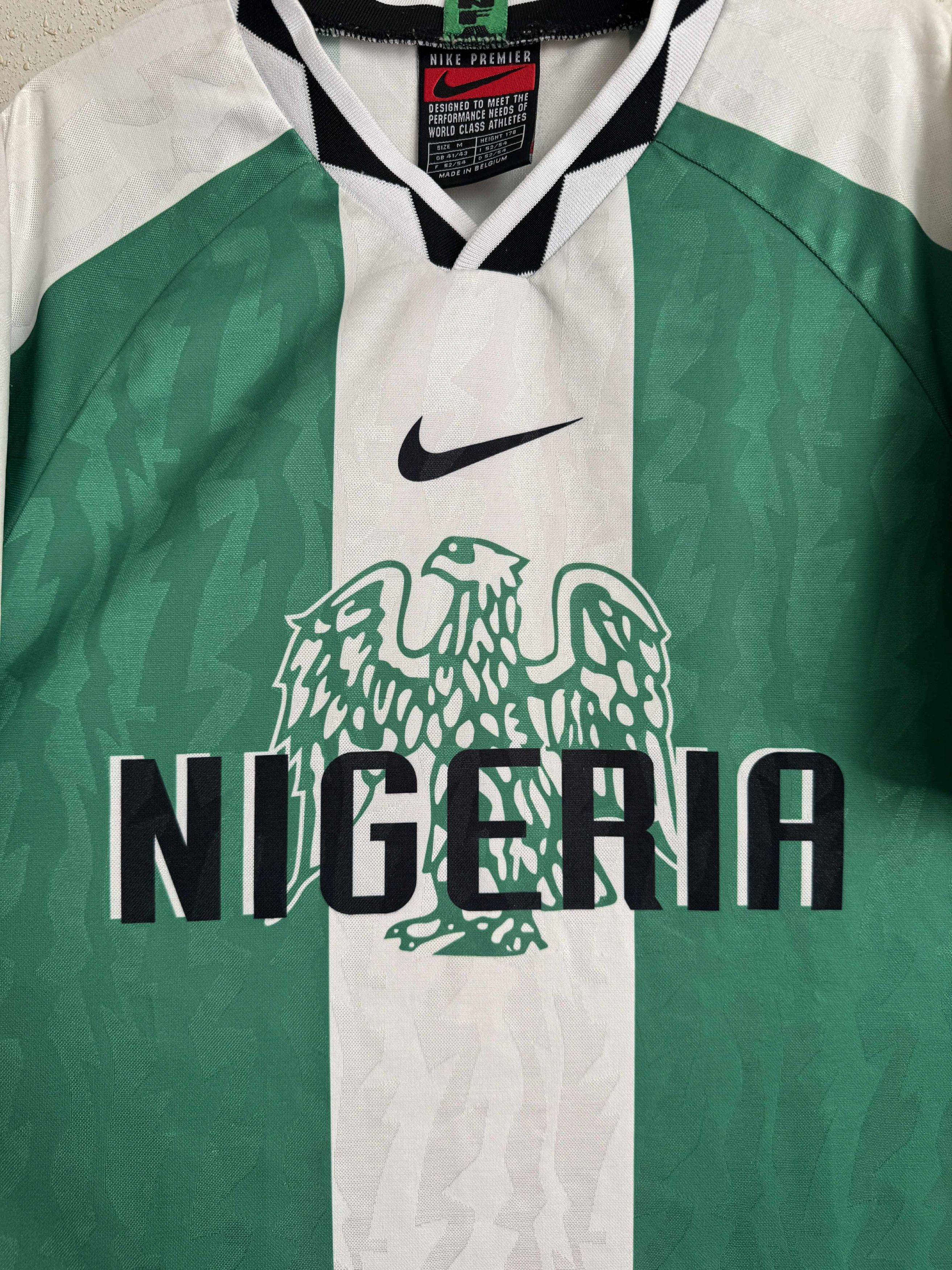 Nike Nigeria 1996/97 Home Shirt Vintage NIKE Size US M / EU 48-50 / 2 - 4 Thumbnail