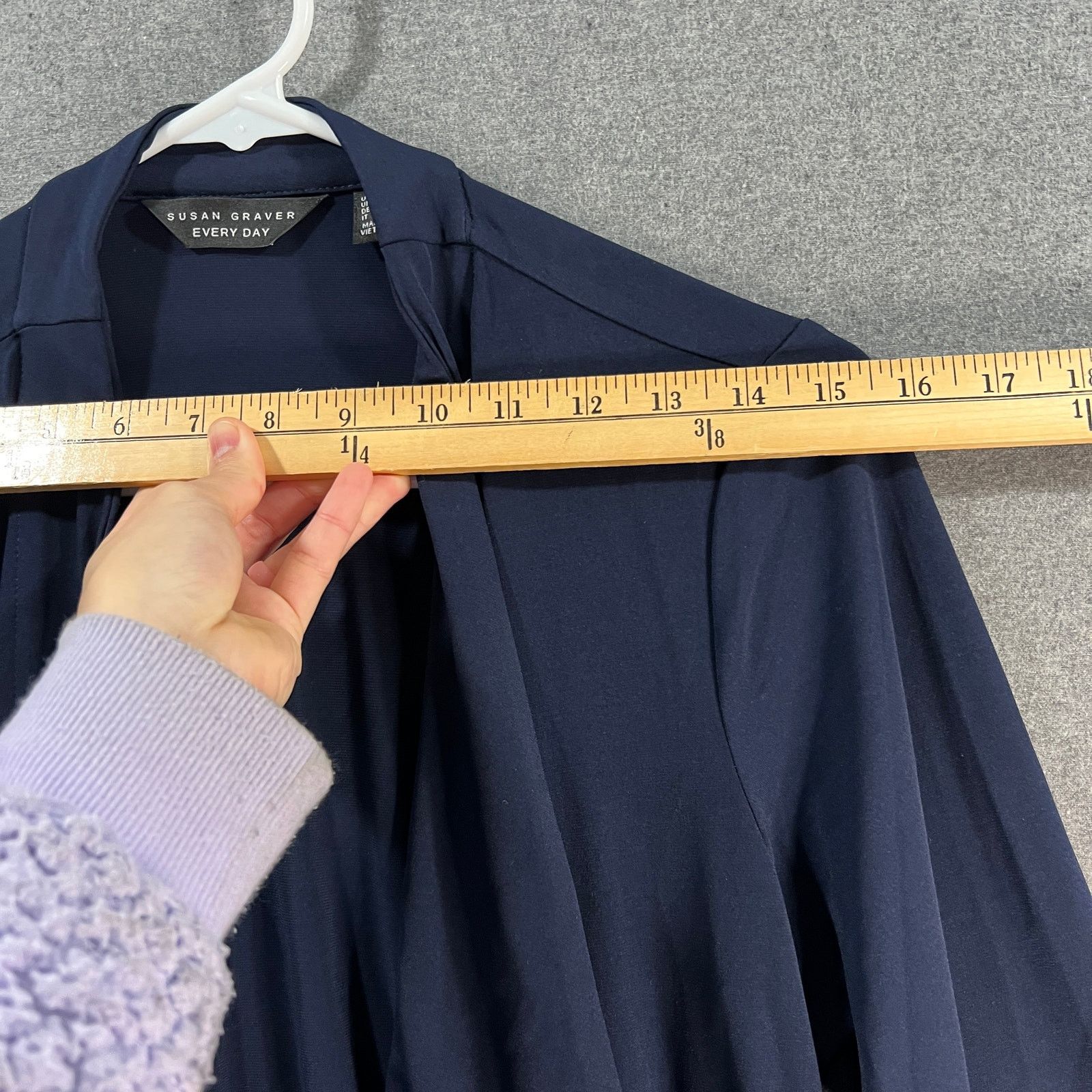 Other Every Day by Susan Graver Liquid Knit Anorak Style Size S / US 4 / IT 40 - 8 Thumbnail