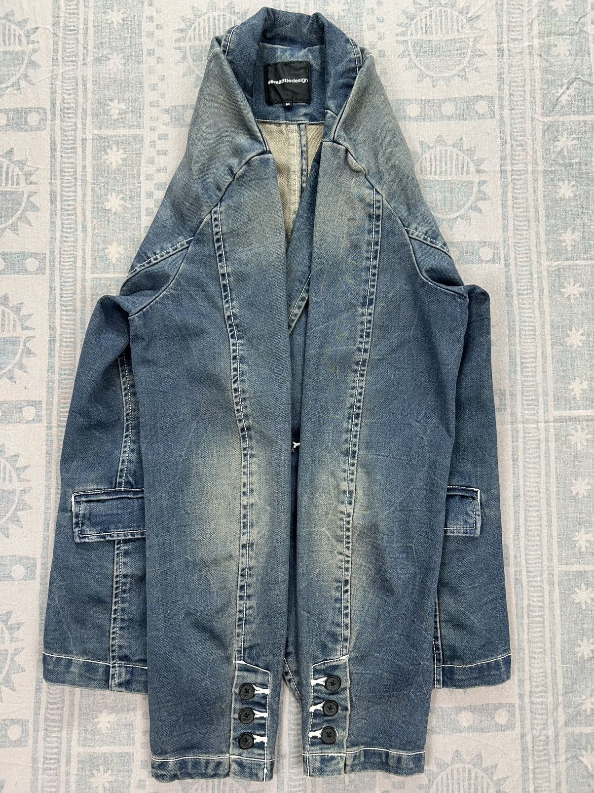 semanticdesign Semantic Design Dirty Soft Denim Jacket Size US XS / EU 42 / 0 - 5 Thumbnail