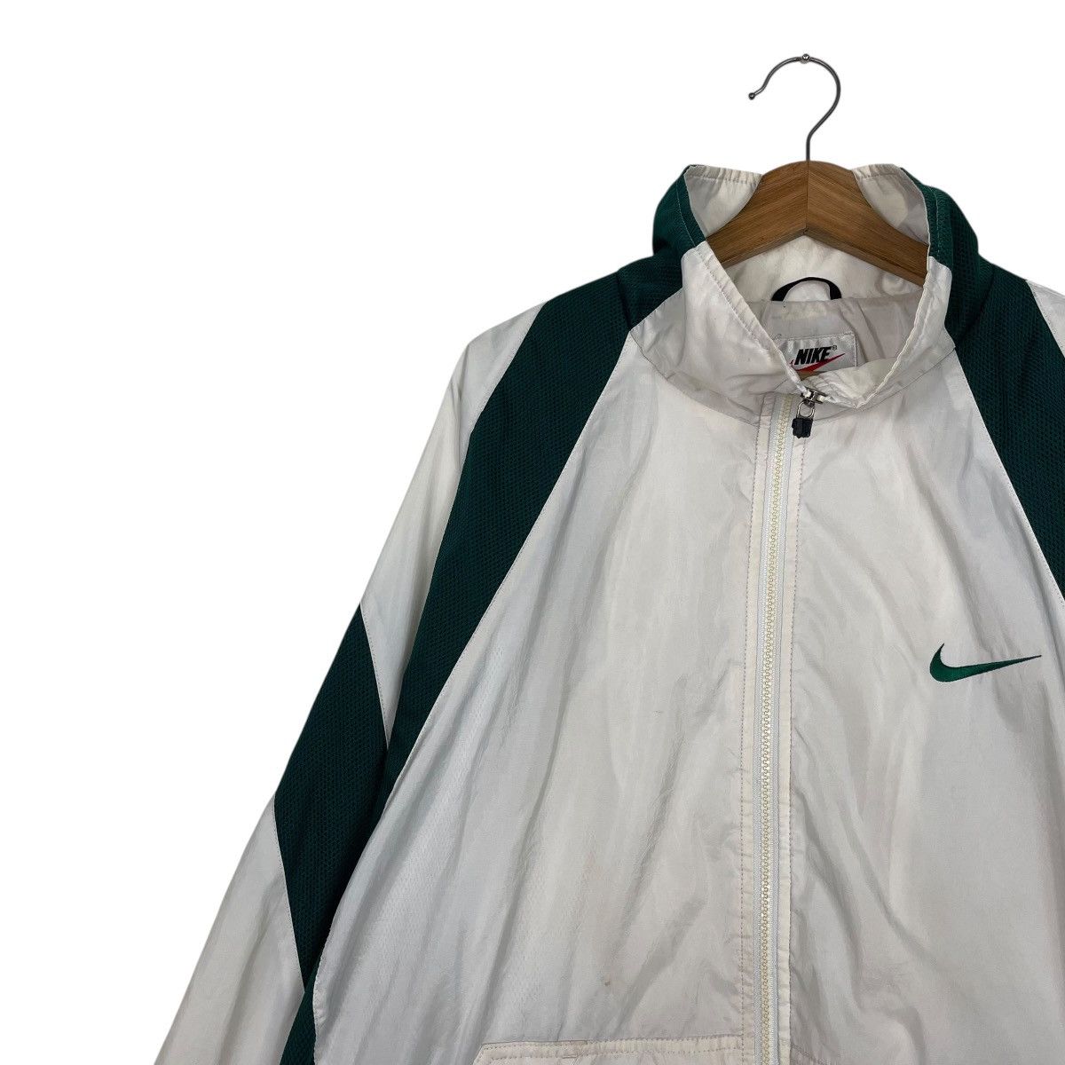 Nike Vintage Nike Swoosh Big Logo Jacket Size US XL / EU 56 / 4 - 8 Thumbnail