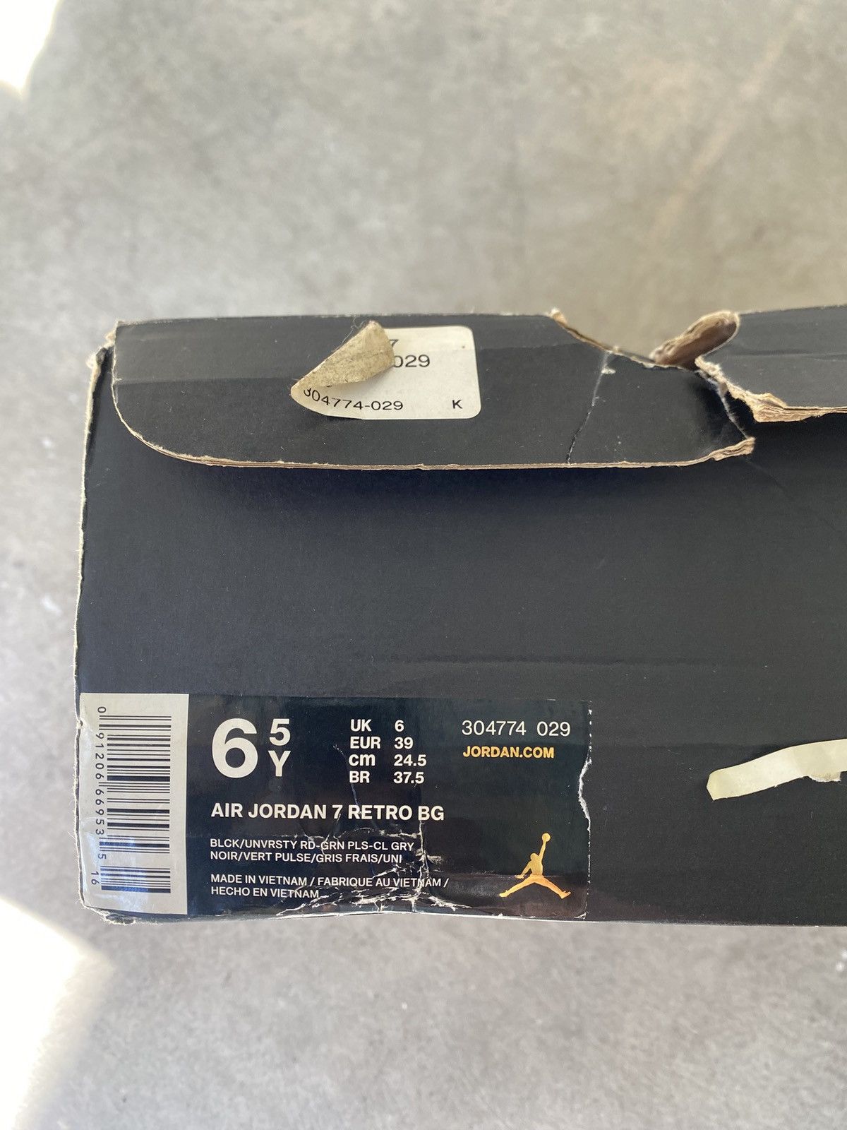 Jordan Brand Jordan 7 Marvin the Martian Size US 5.5 / EU 38 - 6 Thumbnail