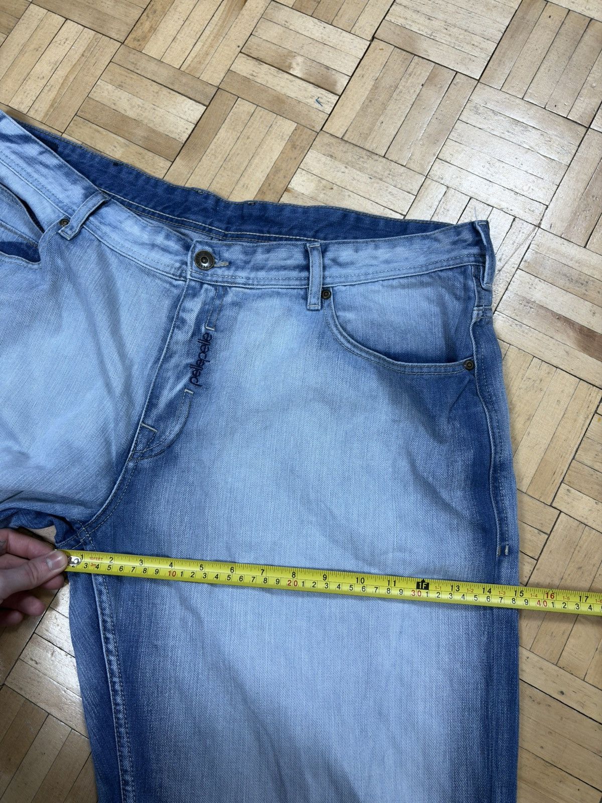 Pelle Pelle Pelle Pelle Baggy Rap Jeans Hiphop Washed Fade 42W Fits 40 Size US 40 / EU 56 - 7 Thumbnail