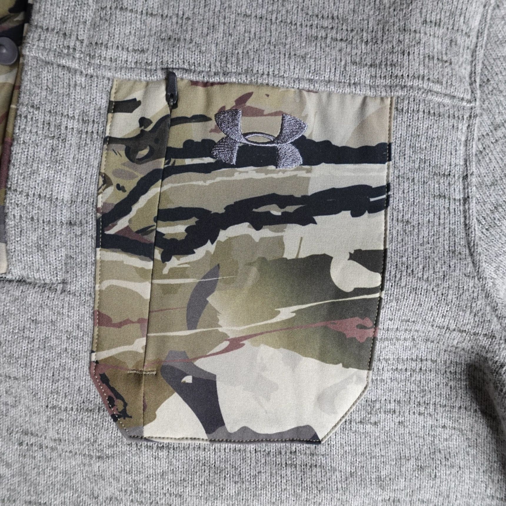 Under Armour Under Armour Pullover Sweatshirt 1/4 Zip Gray Medium ColdGear Men Regular Style: Pullover, Heat Gear, 1/4 Zip, Activewear Size US M / EU 48-50 / 2 - 7 Thumbnail