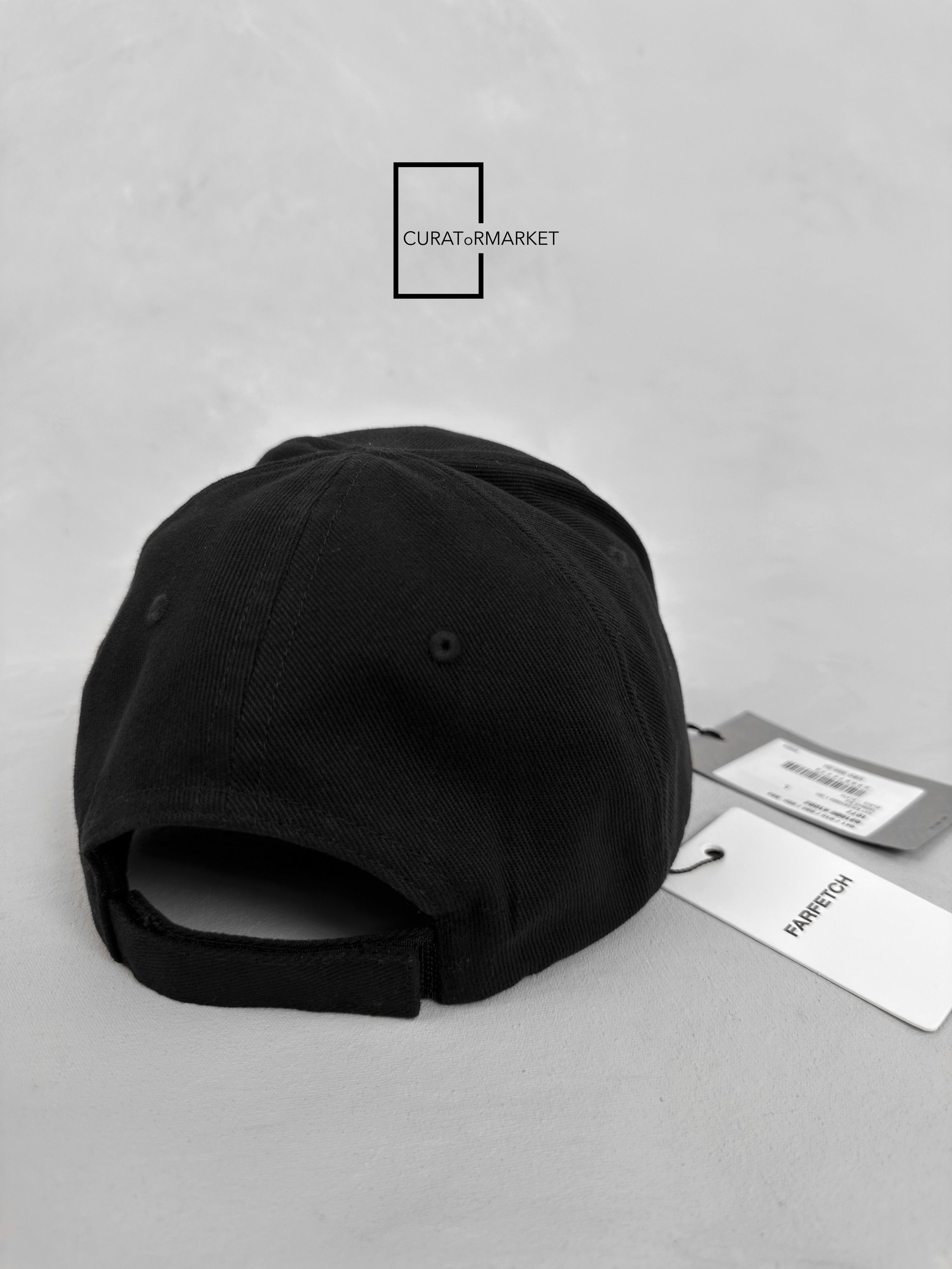Balenciaga Large Iconic Embroidered Logo Brim Classic Baseball Cap FW23 Size ONE SIZE - 2 Thumbnail