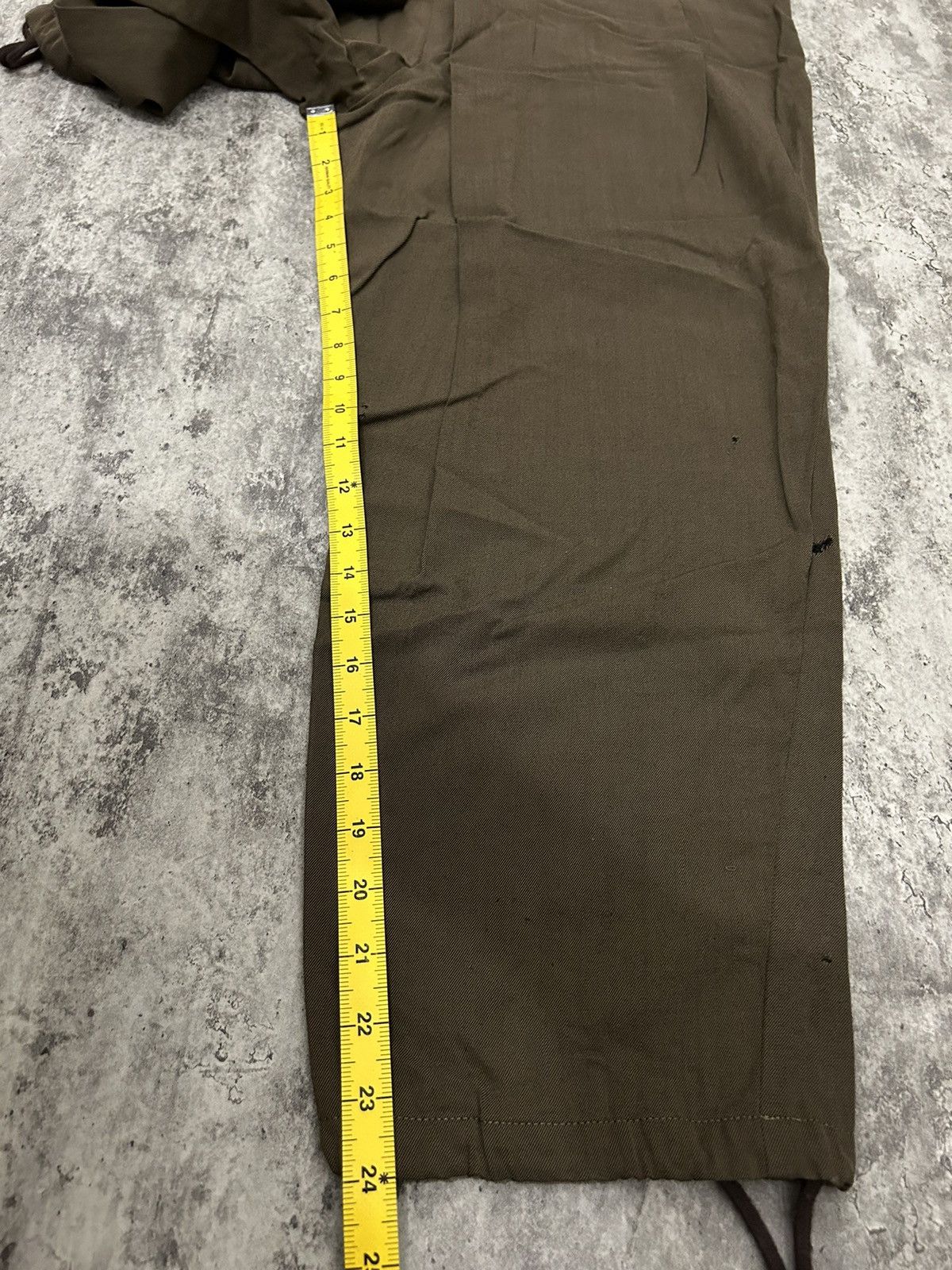 Seditionaries Japanese Brand GGD Wool Double Buckle Three Quarter Pants Size US 31 - 24 Thumbnail