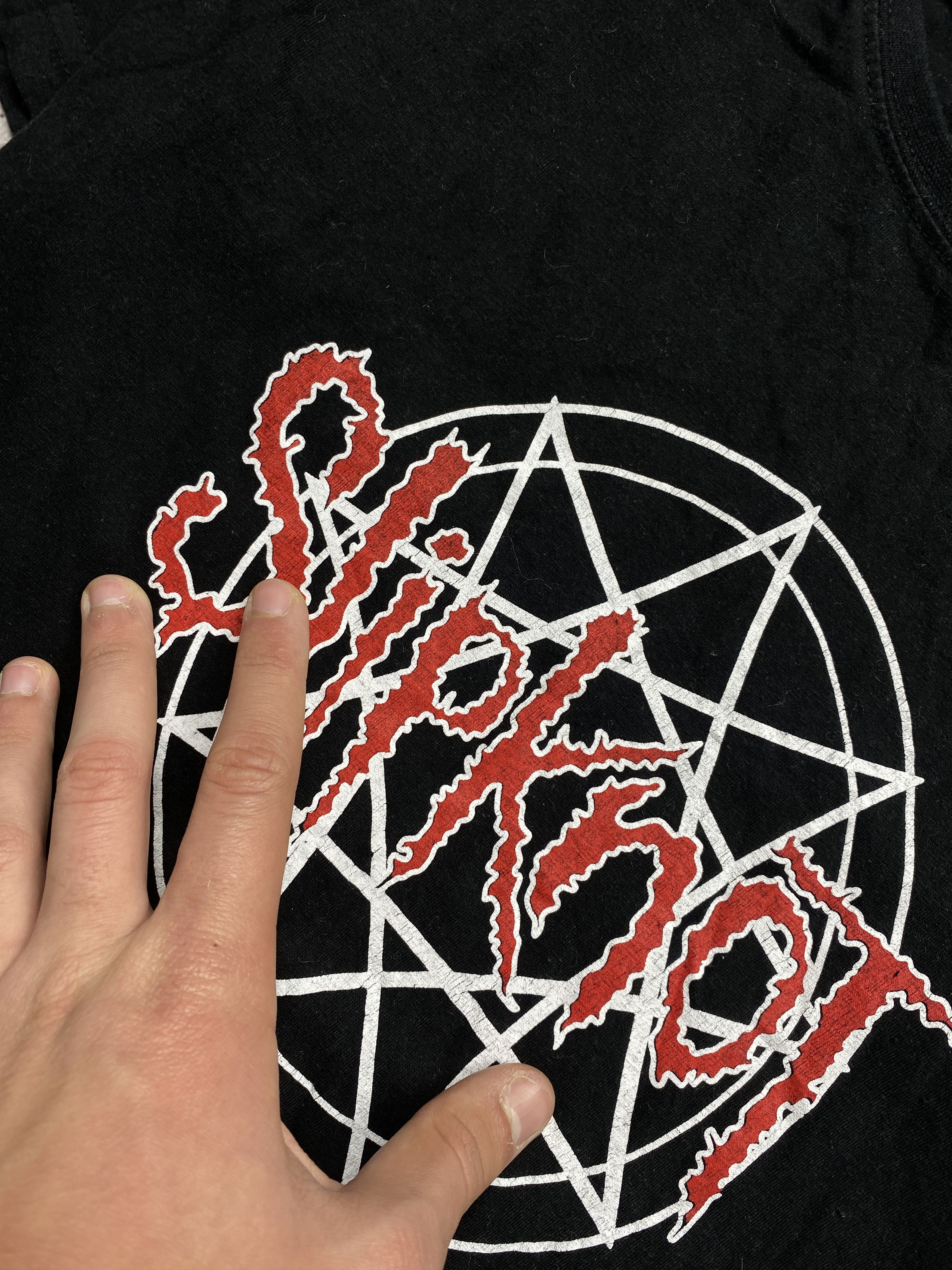 Band Tees × Slipknot Slipknot Vintage Mens Rock Band Crew Neck T-Shirt Size US XXL / EU 58 / 5 - 3 Thumbnail