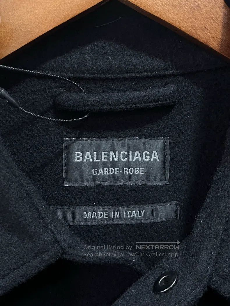 Balenciaga Balenciaga Wool Snap-Up Oversized Coat Size US S / EU 44-46 / 1 - 6 Thumbnail