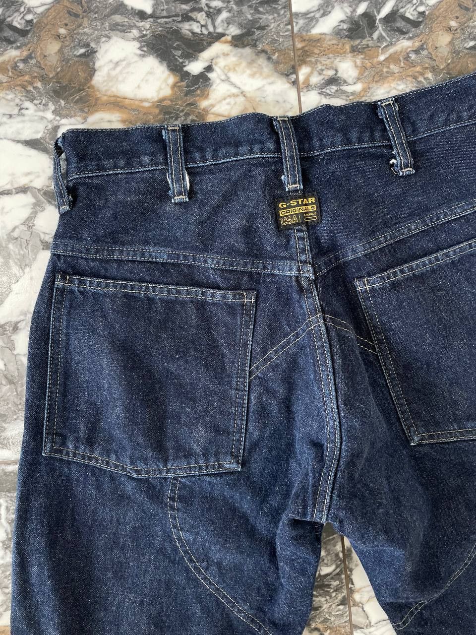 G-Star Men's jeans G-Star RAW Elwood 5620, dark blue, asymmetrical Size US 29 - 11 Thumbnail