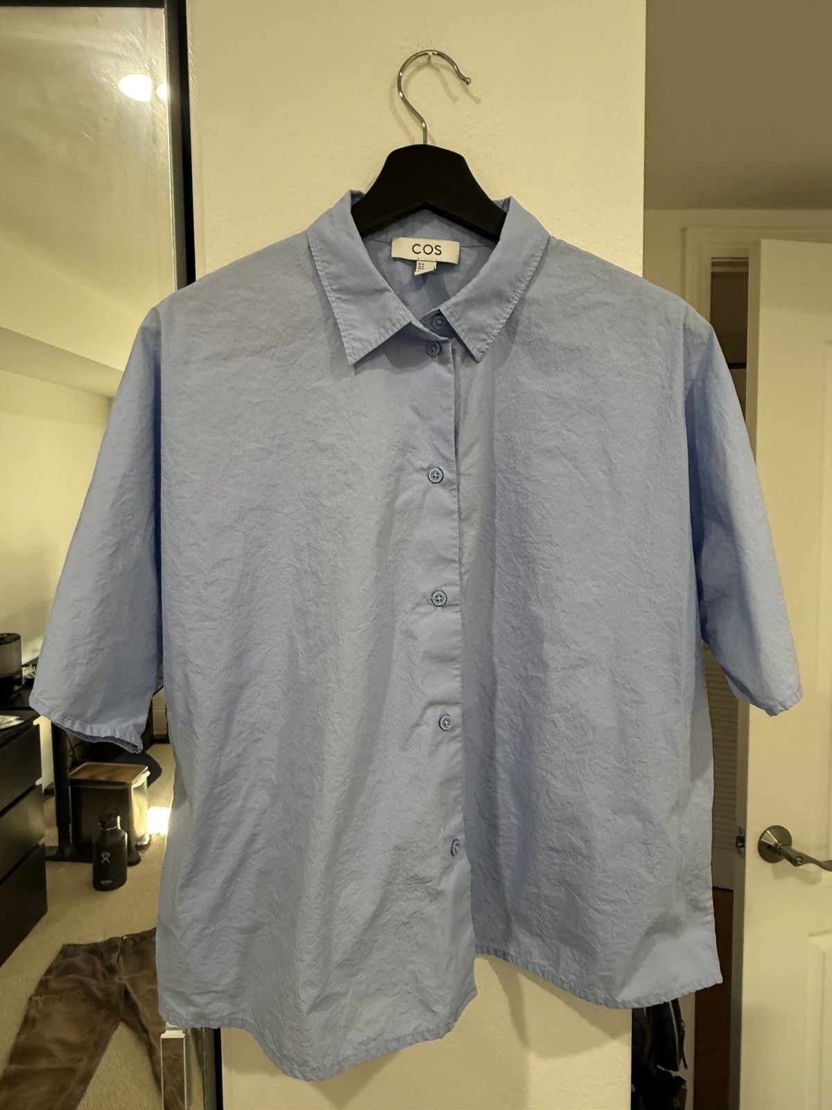 Cos Cropped Short Sleeve Button Up Size US S / EU 44-46 / 1 - 1 Thumbnail
