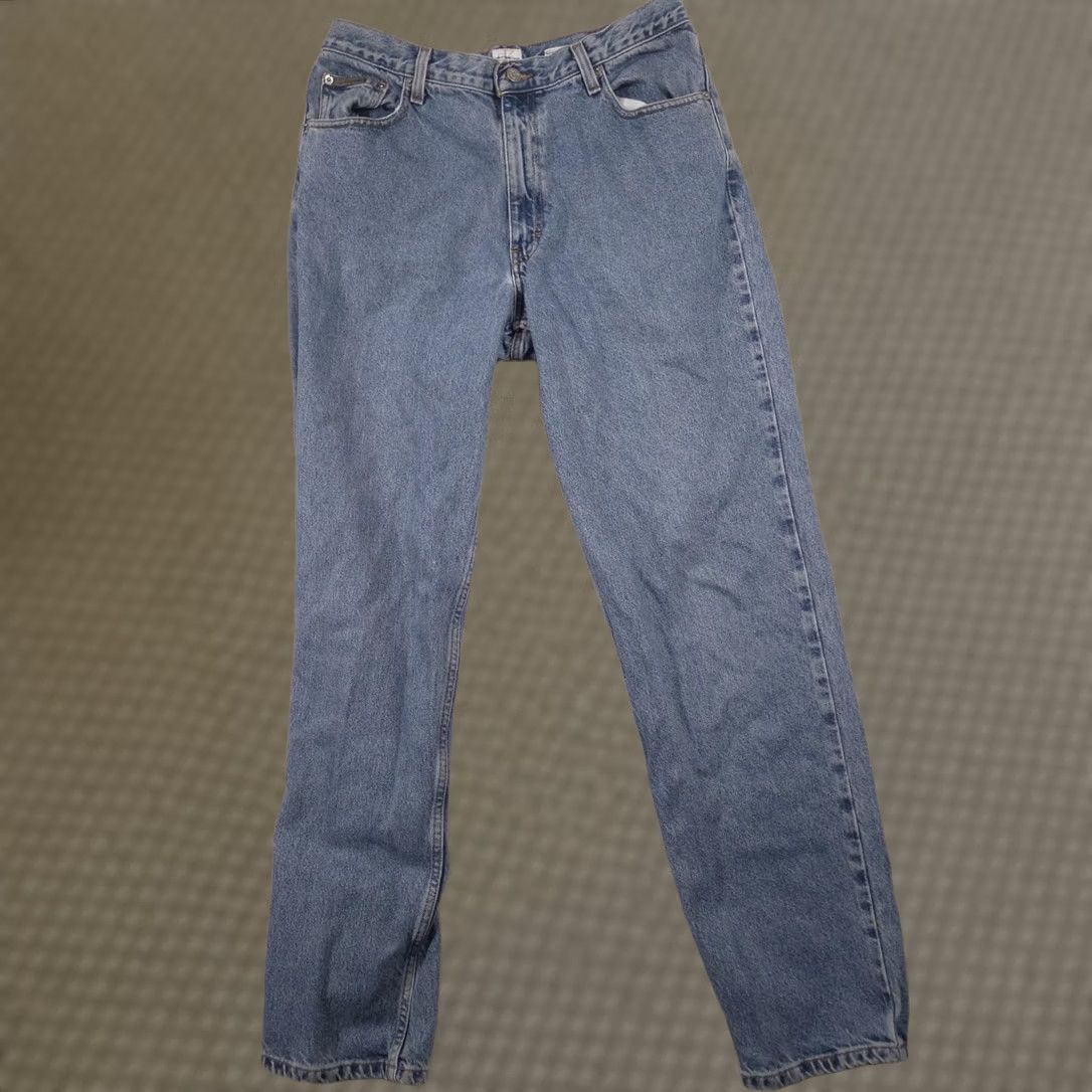 Vintage Calvin Klein Jeans Mens 34x34 Blue Medium Wash Straight Denim Pants Shirt? Size US 34 / EU 50 - 1 Thumbnail