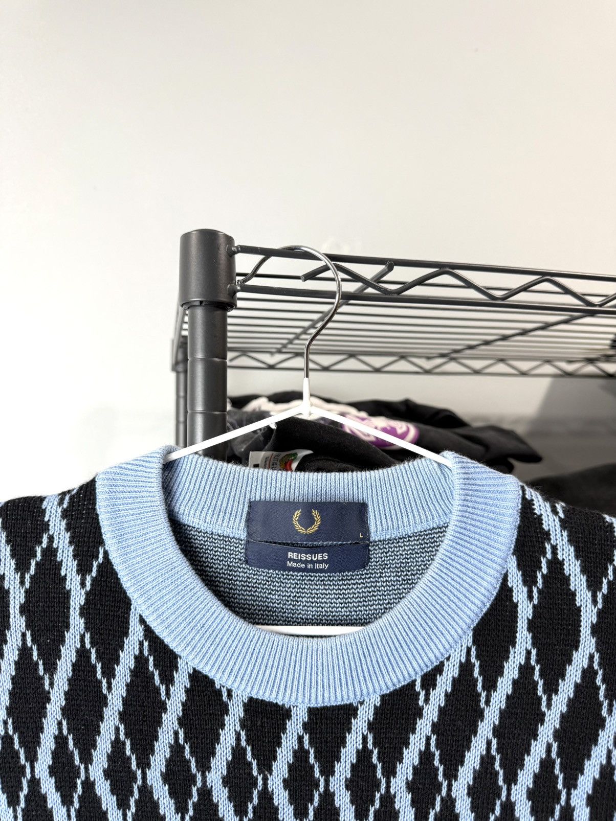 Fred Perry Fred Perry Reissues Pattern Italy T Shirt Luxury Size US L / EU 52-54 / 3 - 4 Thumbnail