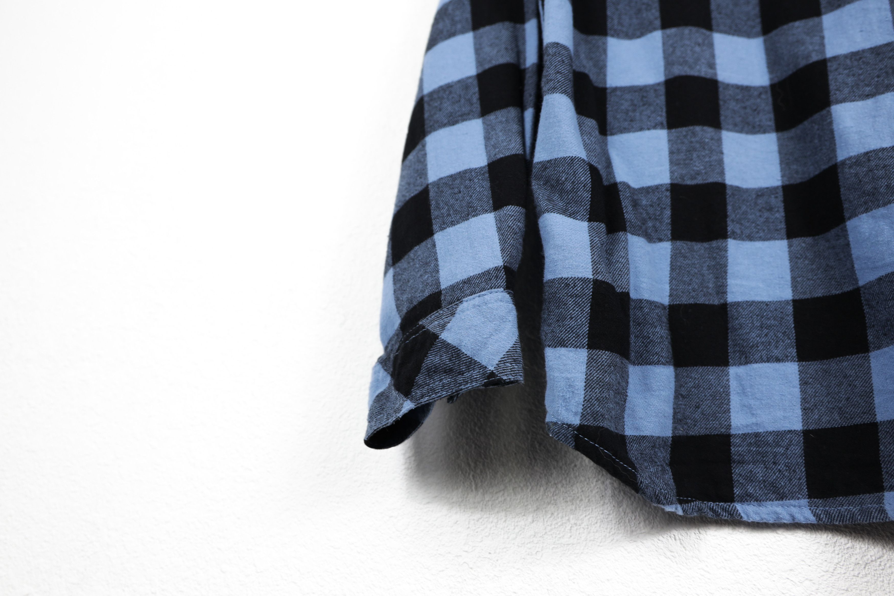 Carhartt × Flannel Vintage Carhartt Pocket Logo Blue Black Check Flannel Shirt Size US S / EU 44-46 / 1 - 12 Thumbnail