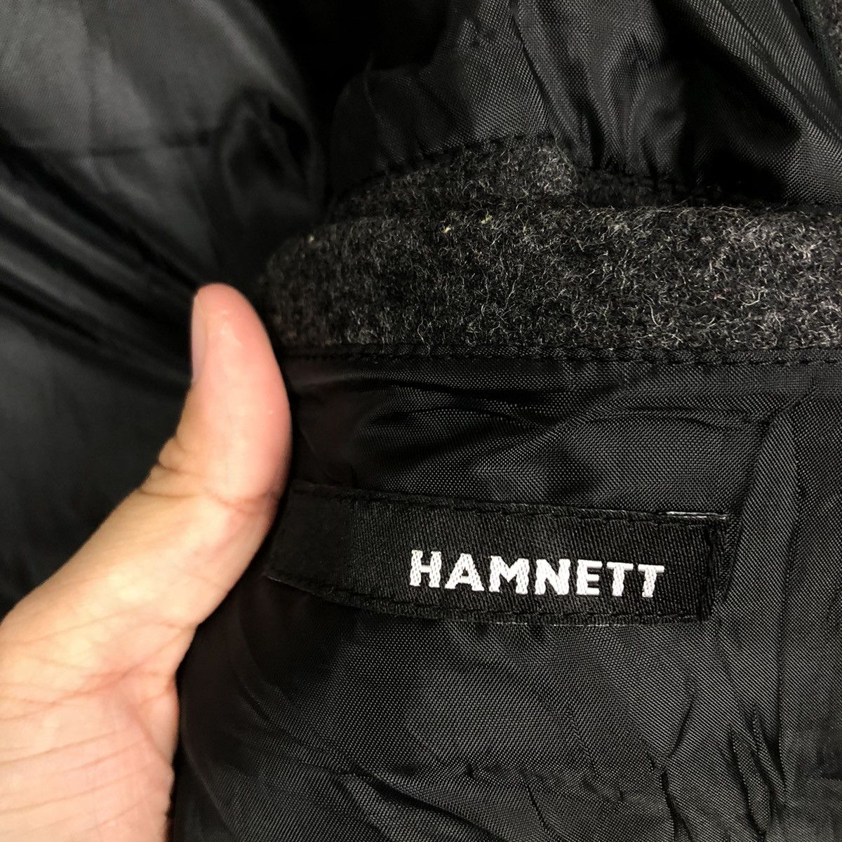 Katharine Hamnett London 🔥WOOL JACKET BLACK ULTIMATE HAMNETT JAPAN ISSEY MIYAKE Size M / US 6-8 / IT 42-44 - 13 Thumbnail
