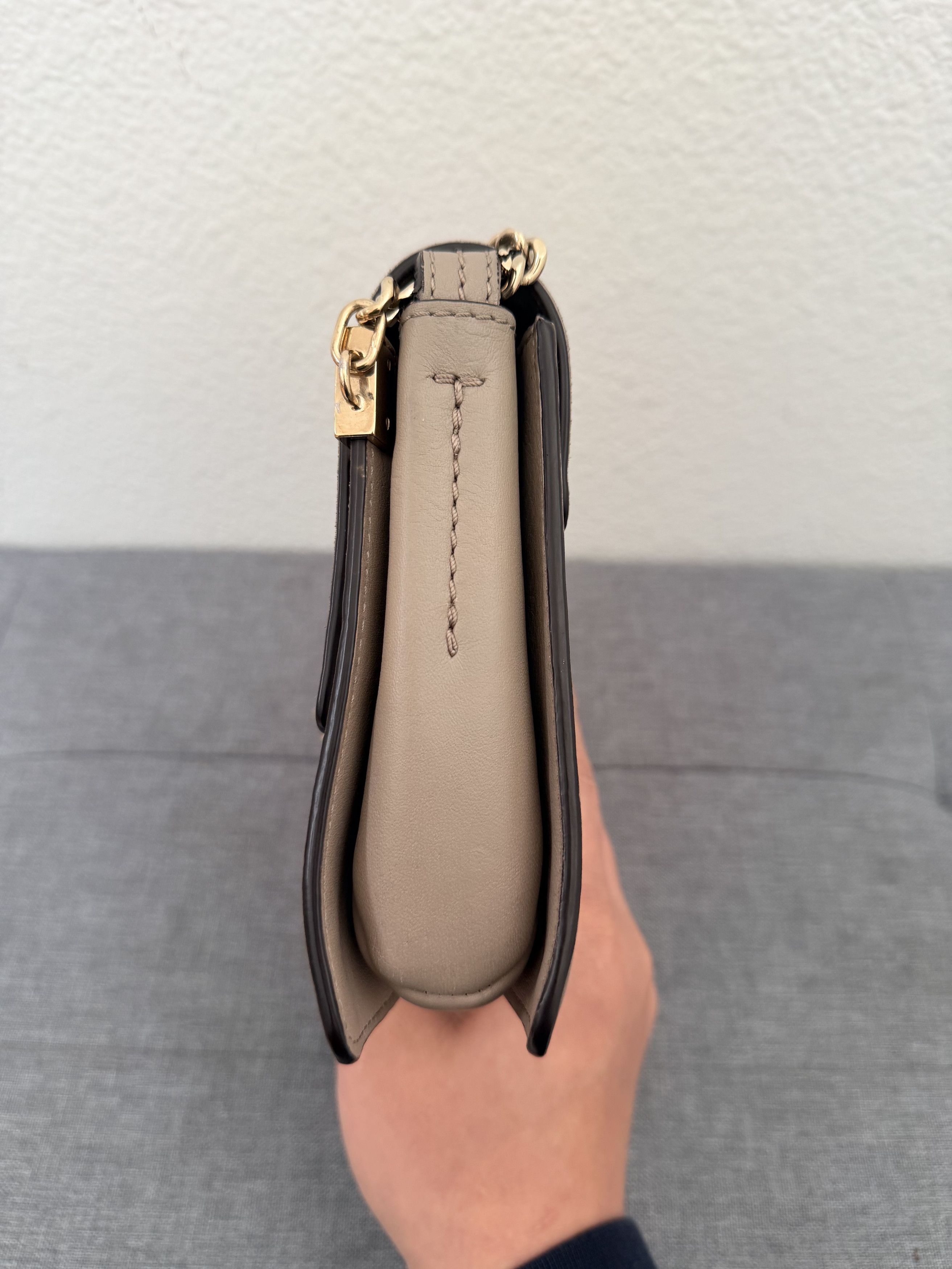 Other Authentic Chloe Faye Beige Suede Leather Bag Size ONE SIZE - 4 Thumbnail