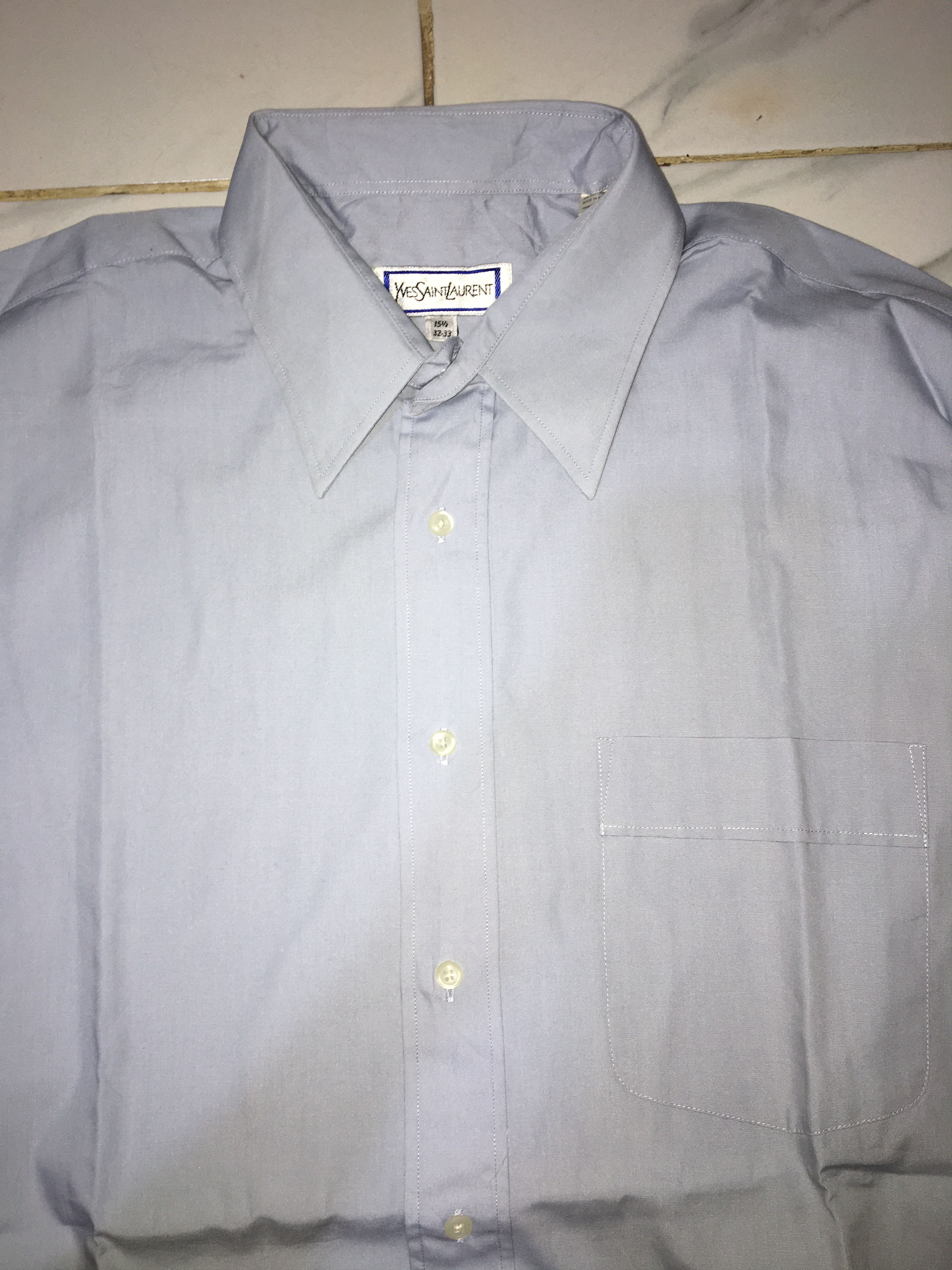 Yves Saint Laurent Yves Saint Laurent Button Ups Size US L / EU 52-54 / 3 - 2 Thumbnail