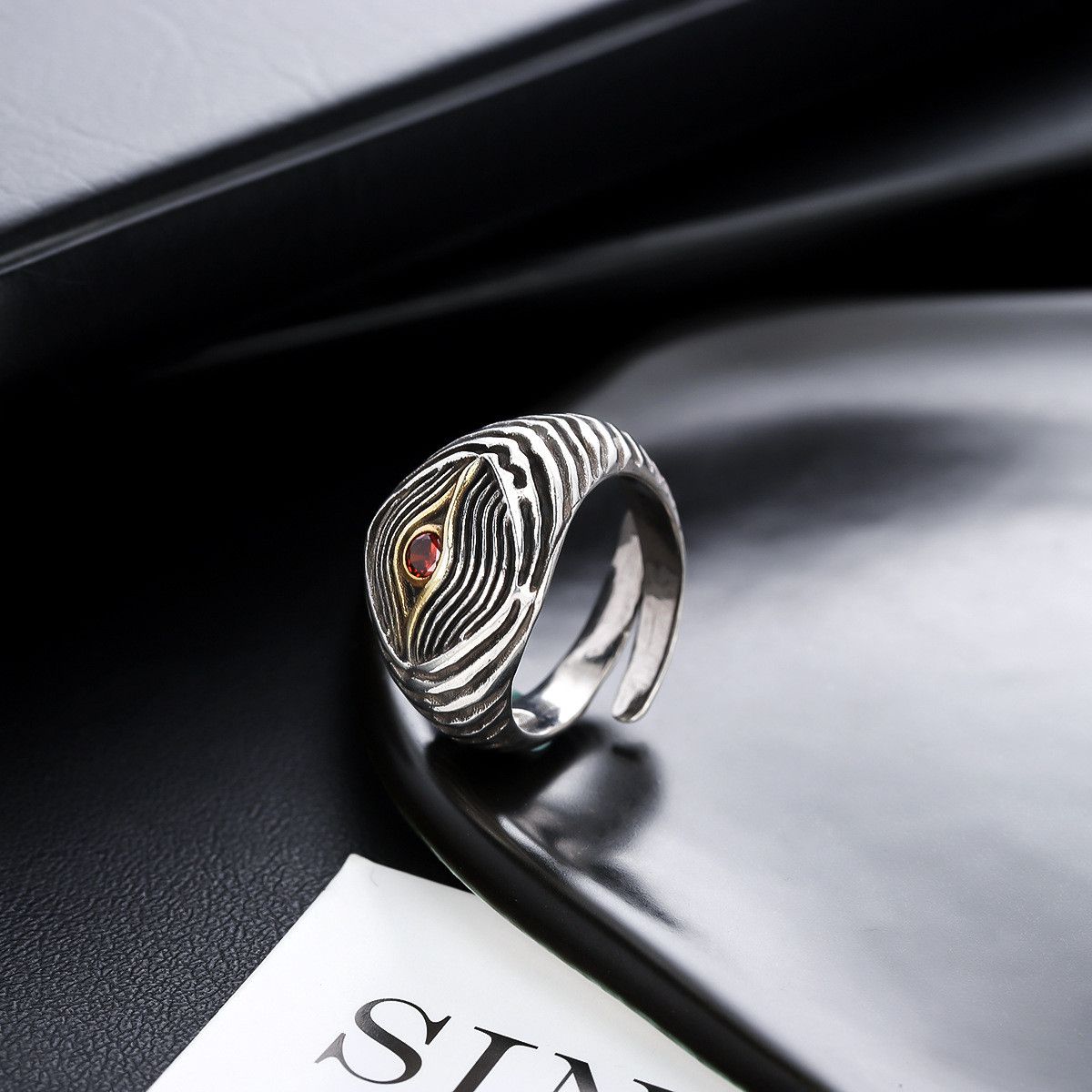 Jewelry Matchless Jewelry Rings Open Size Chrome Ring (Size 7-13) Size ONE SIZE - 3 Thumbnail