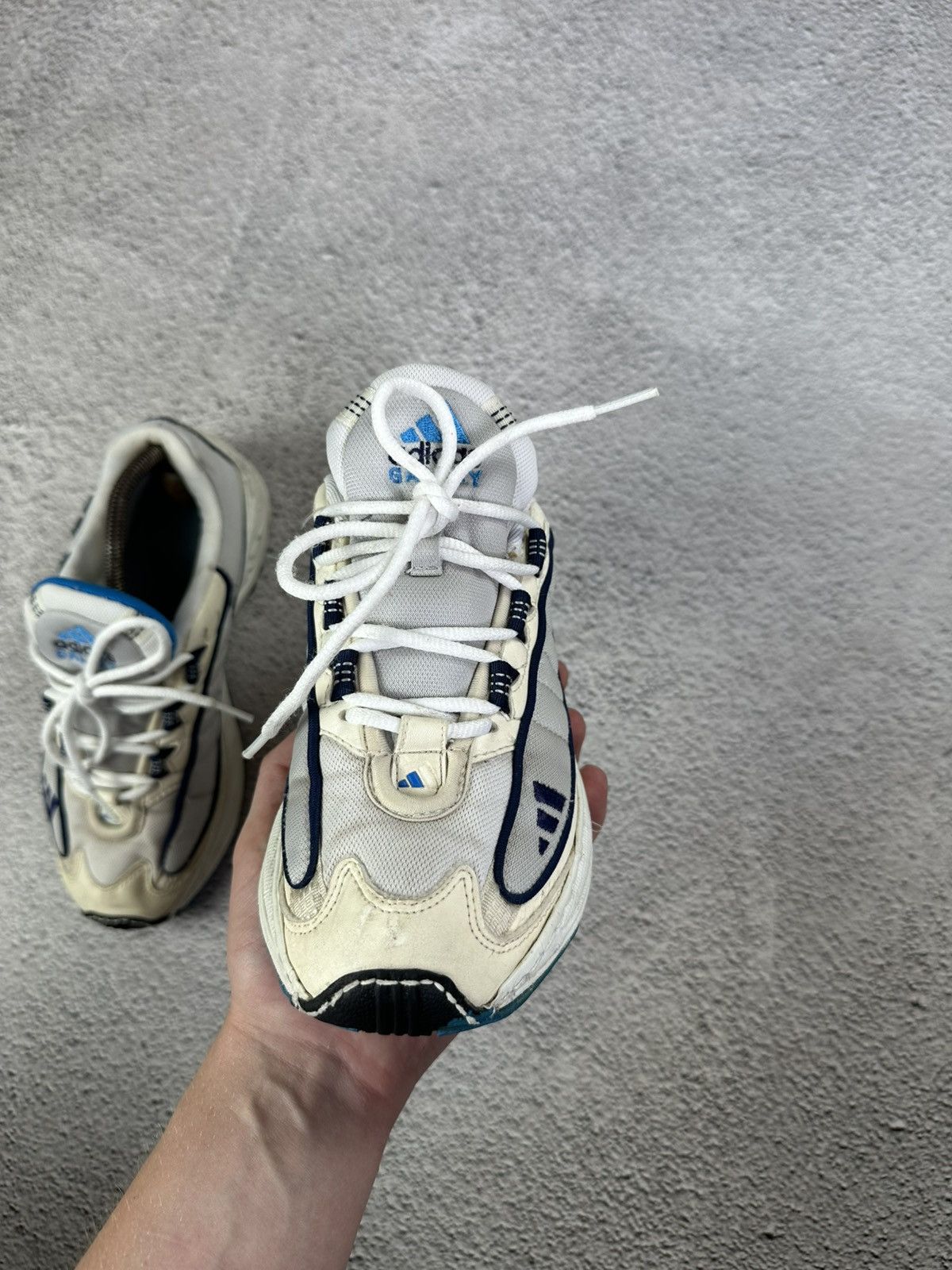 Adidas × Vintage Rare Vintage Adidas Galaxy Sneakers Y2K Hype Boots Size US 8.5 / EU 41-42 - 6 Thumbnail