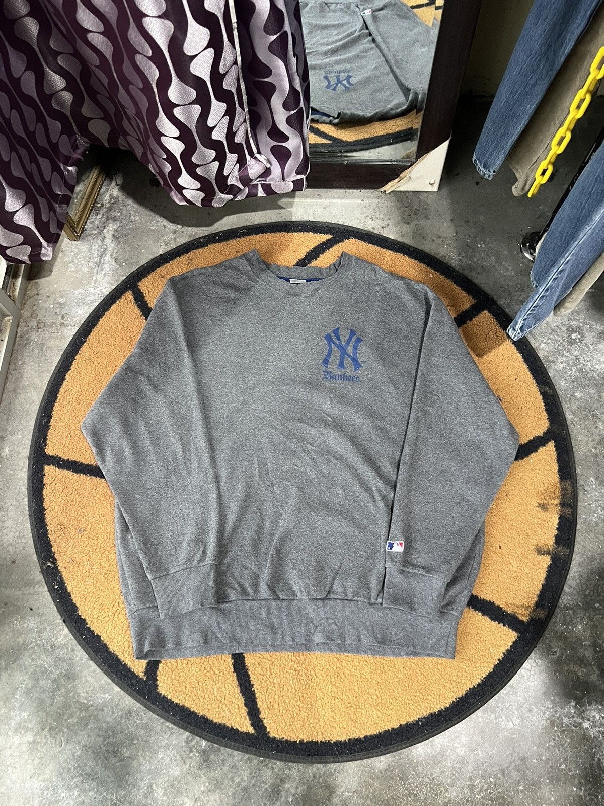 MLB 🔥New York Yankees MLB Crewneck Sweatshirt Size US XXL / EU 58 / 5 - 2 Thumbnail
