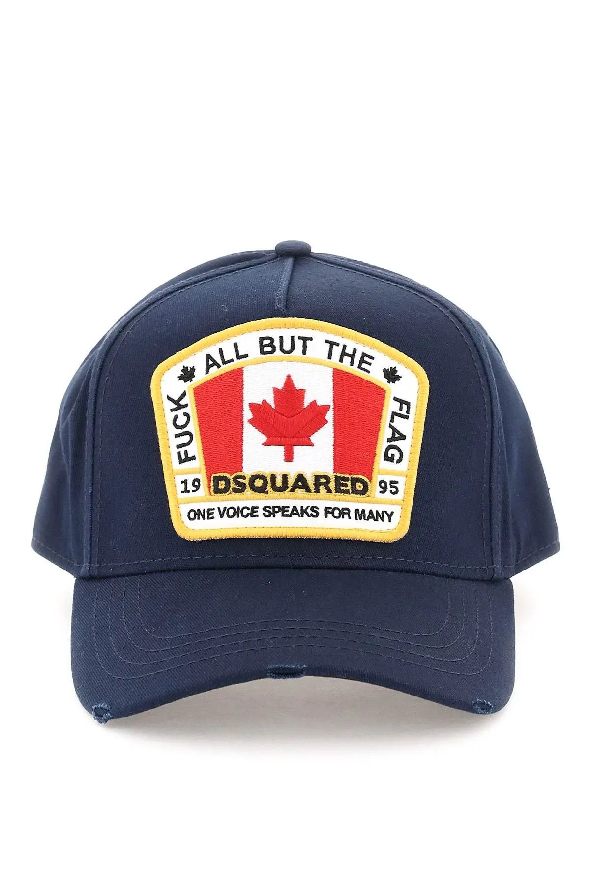 image of Dsquared2 O1S22I1N0224 Size-Os Canadian Flag Baseball Cap In Blue, Men's