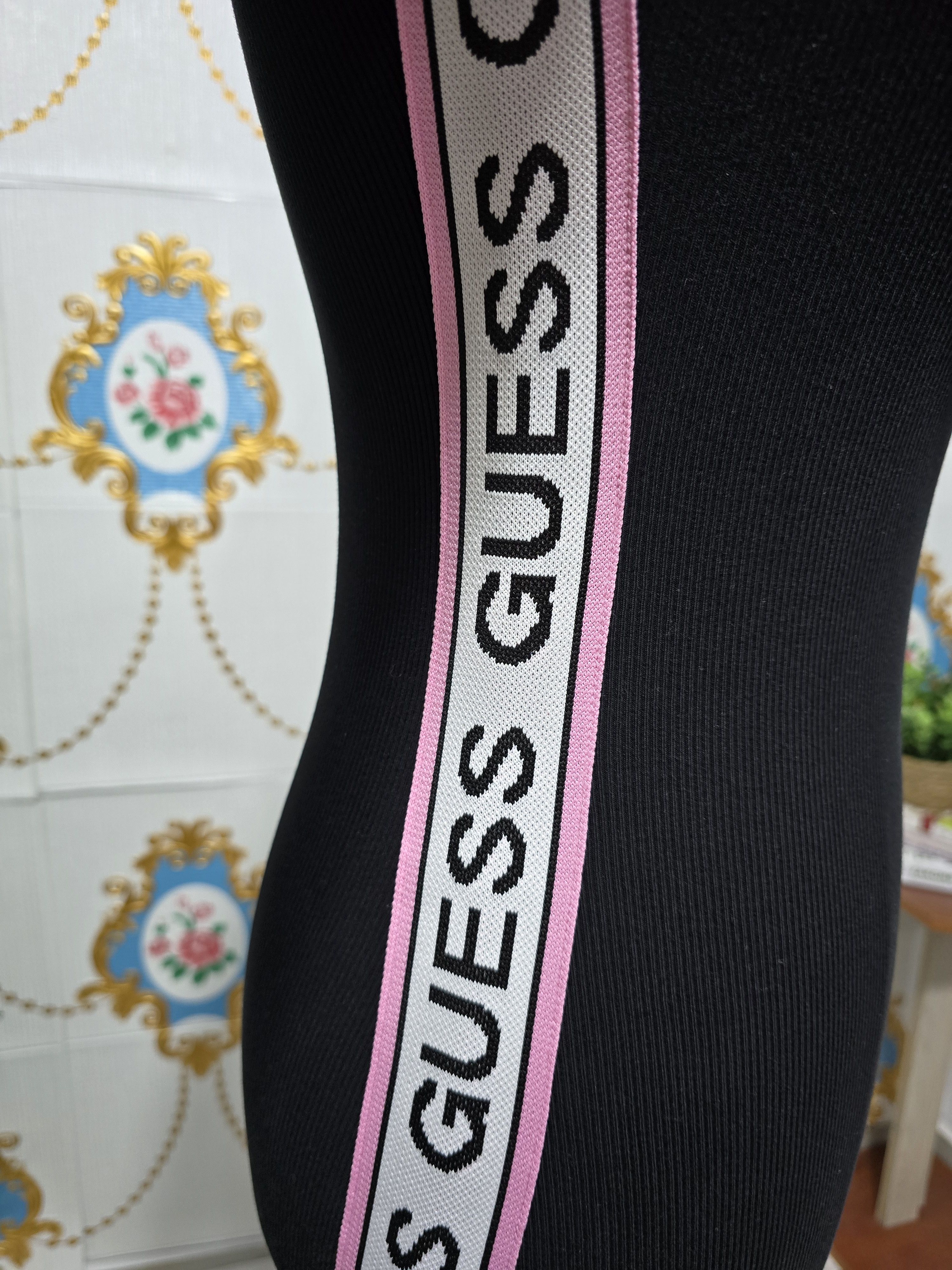 Guess GUESS ALMA DRESS JET BLACK WITH LOGO , women's small Size S / US 4 / IT 40 - 6 Thumbnail