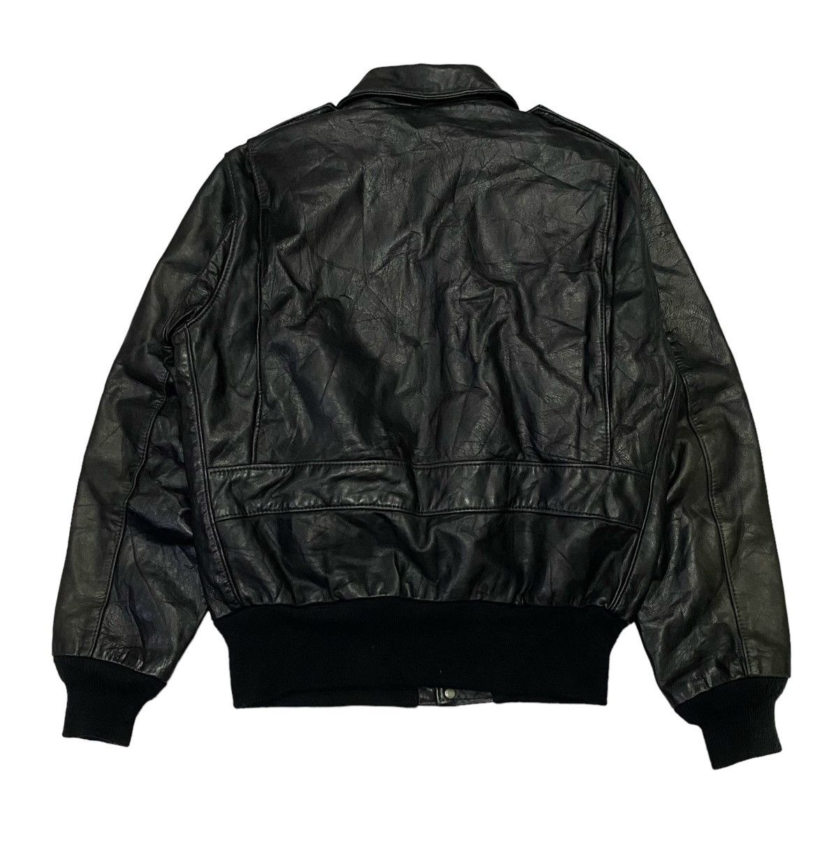 Schott Vintage Schott Leather A-2 Bomber Jacket Size US M / EU 48-50 / 2 - 3 Thumbnail