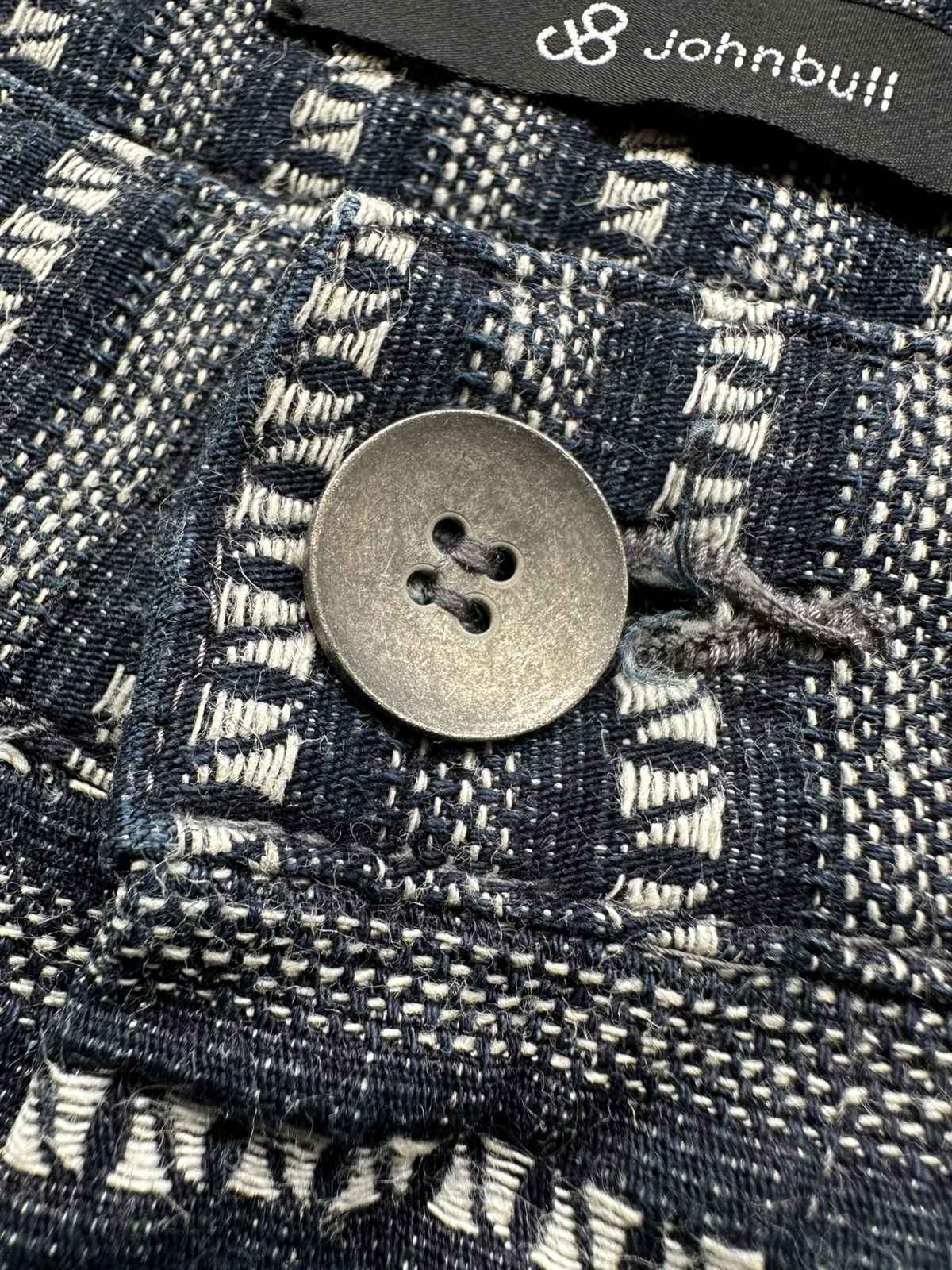 Johnbull 00's JOHNBULL Japan weaves indigo pants Size US 29 - 15 Thumbnail