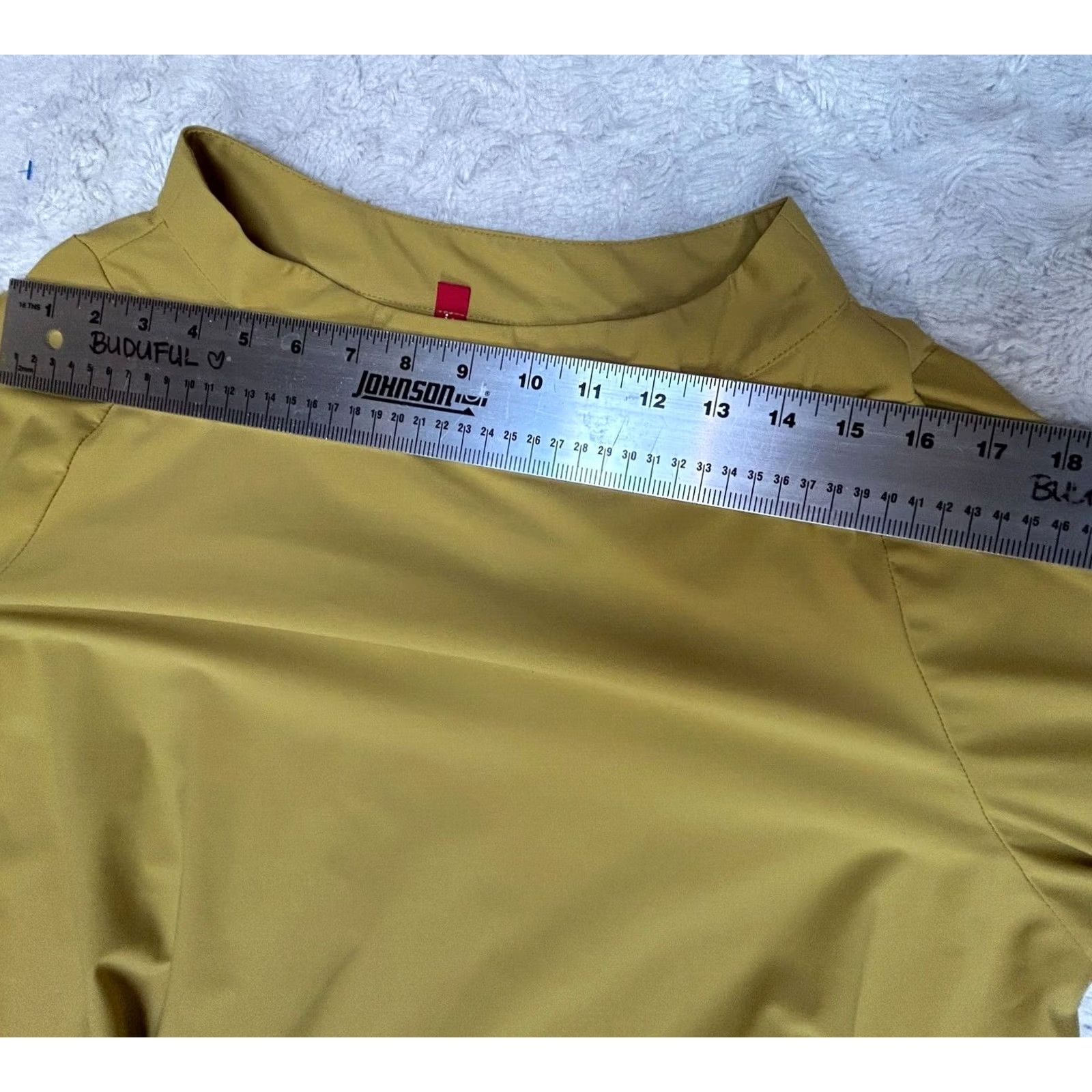 Vintage IC by Connie K Womens Blouse Tunic Dress Bateau Neckline 3/4 Sleeve Yellow M Size M / US 6-8 / IT 42-44 - 6 Thumbnail