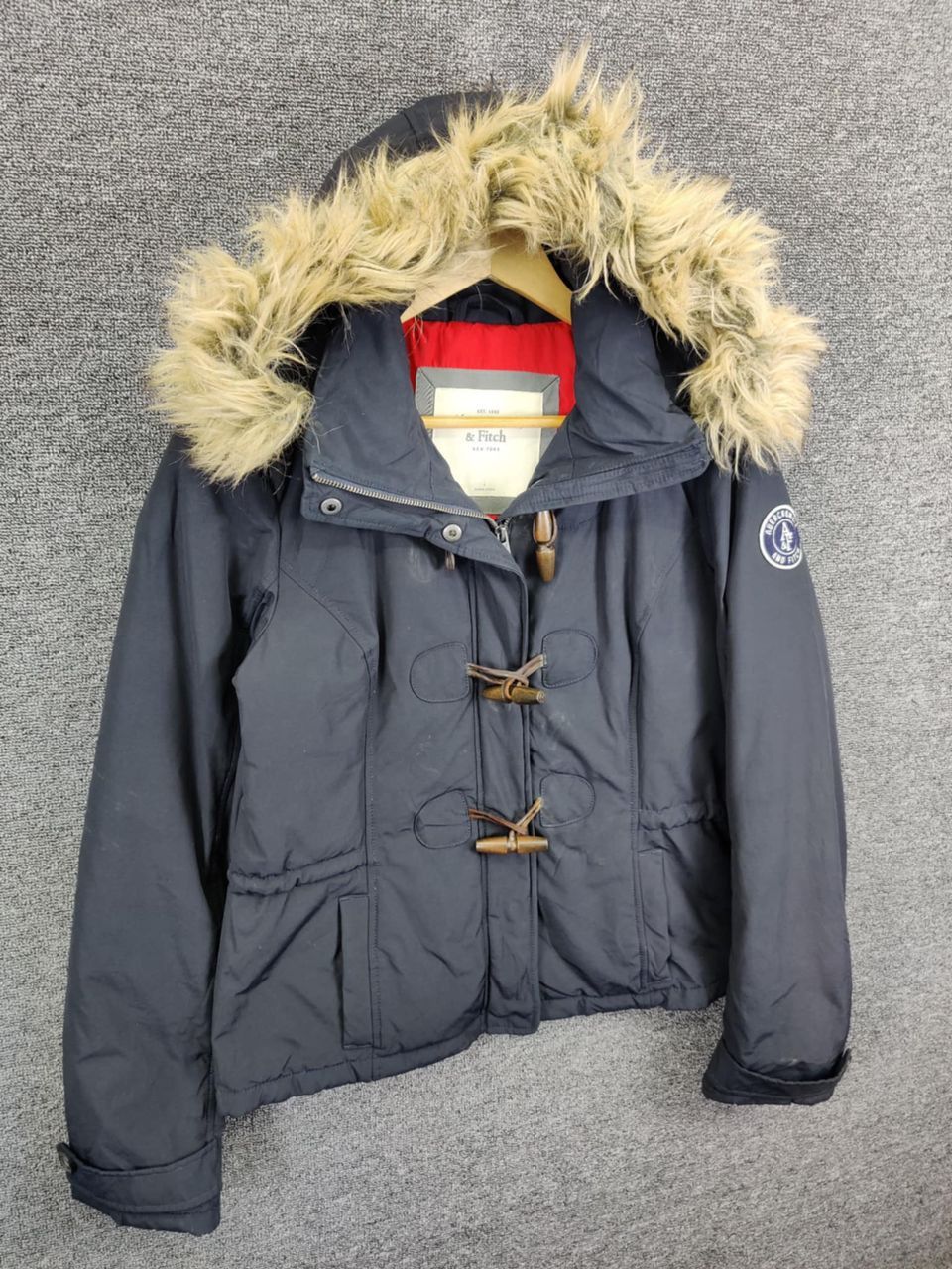 Abercrombie & Fitch Vintage Abercrombie & Fitch Fur Bomber Jacket Size US L / EU 52-54 / 3 - 4 Thumbnail
