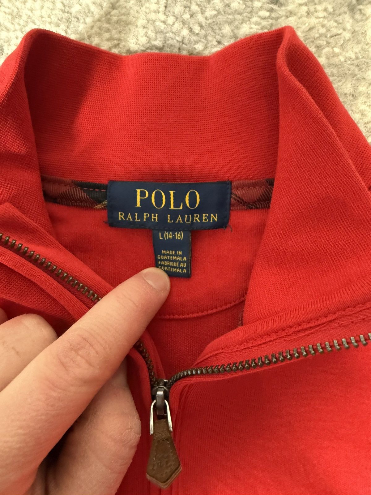 Polo Ralph Lauren Polo Ralph Lauren Soft Cotton 1/4 Zip Sweatshirt Size US S / EU 44-46 / 1 - 5 Thumbnail