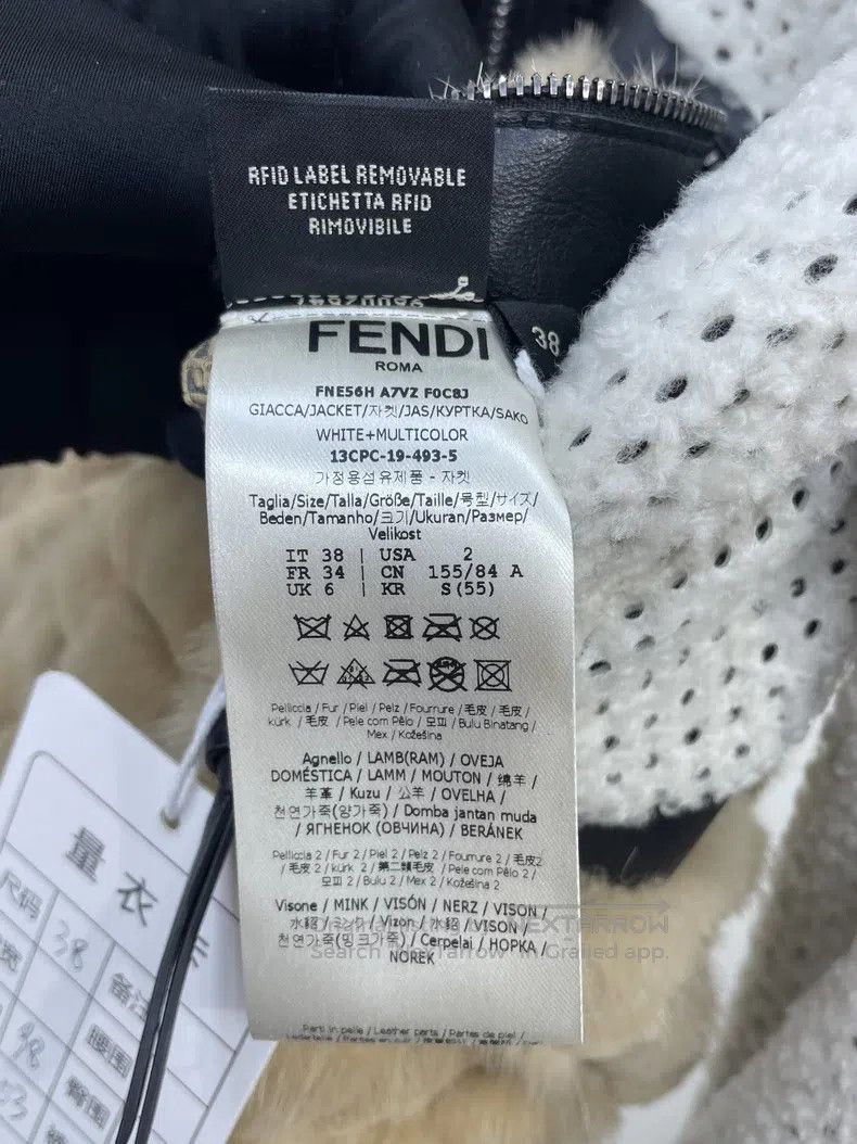 Fendi Fendi Heavyweight Patchwork Fur Blazer Jacket Size XS / US 0-2 / IT 36-38 - 9 Thumbnail