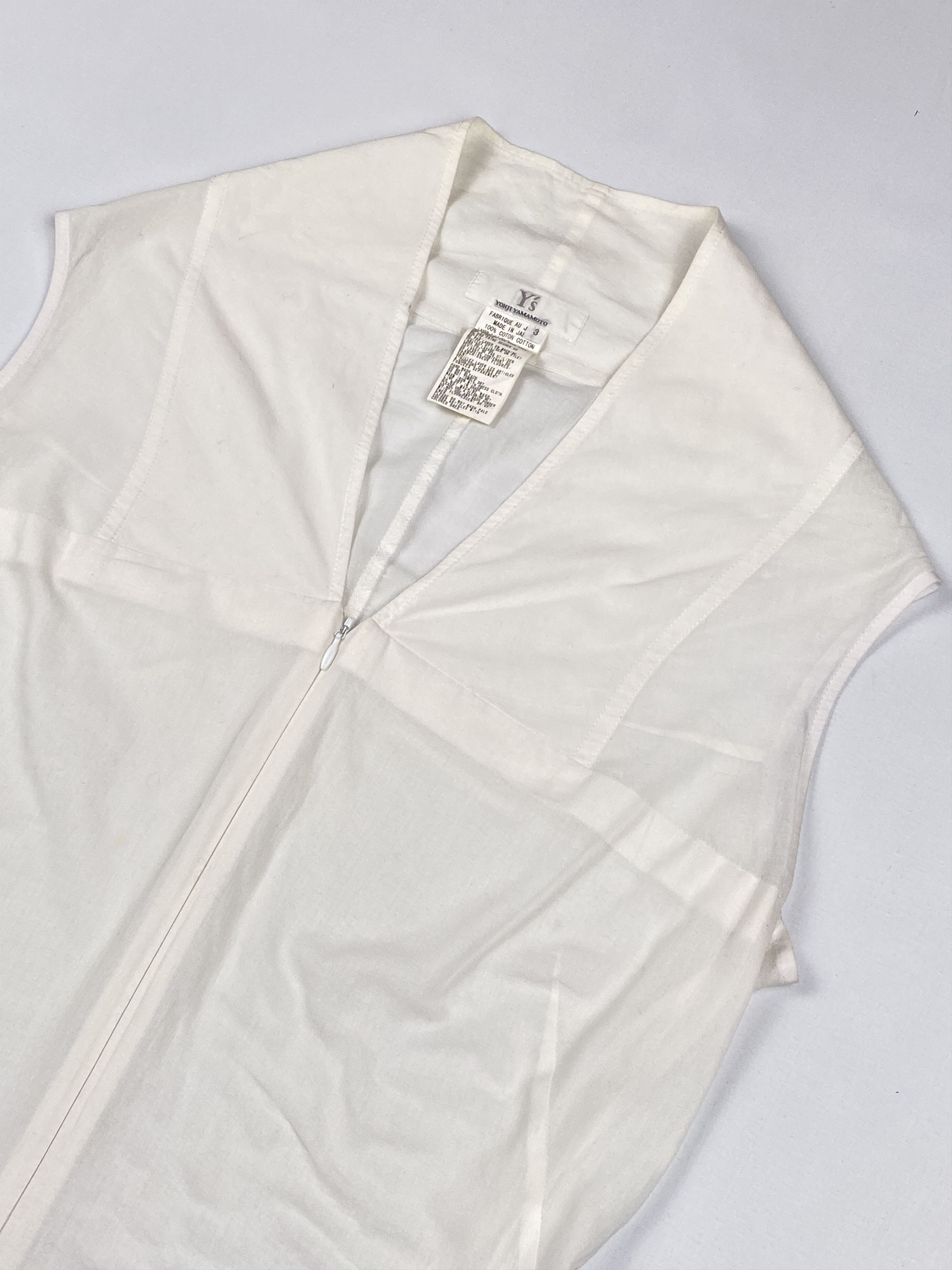 Yohji Yamamoto Y's Sleeveless Zip Up Vest Size L / US 10 / IT 46 - 5 Thumbnail
