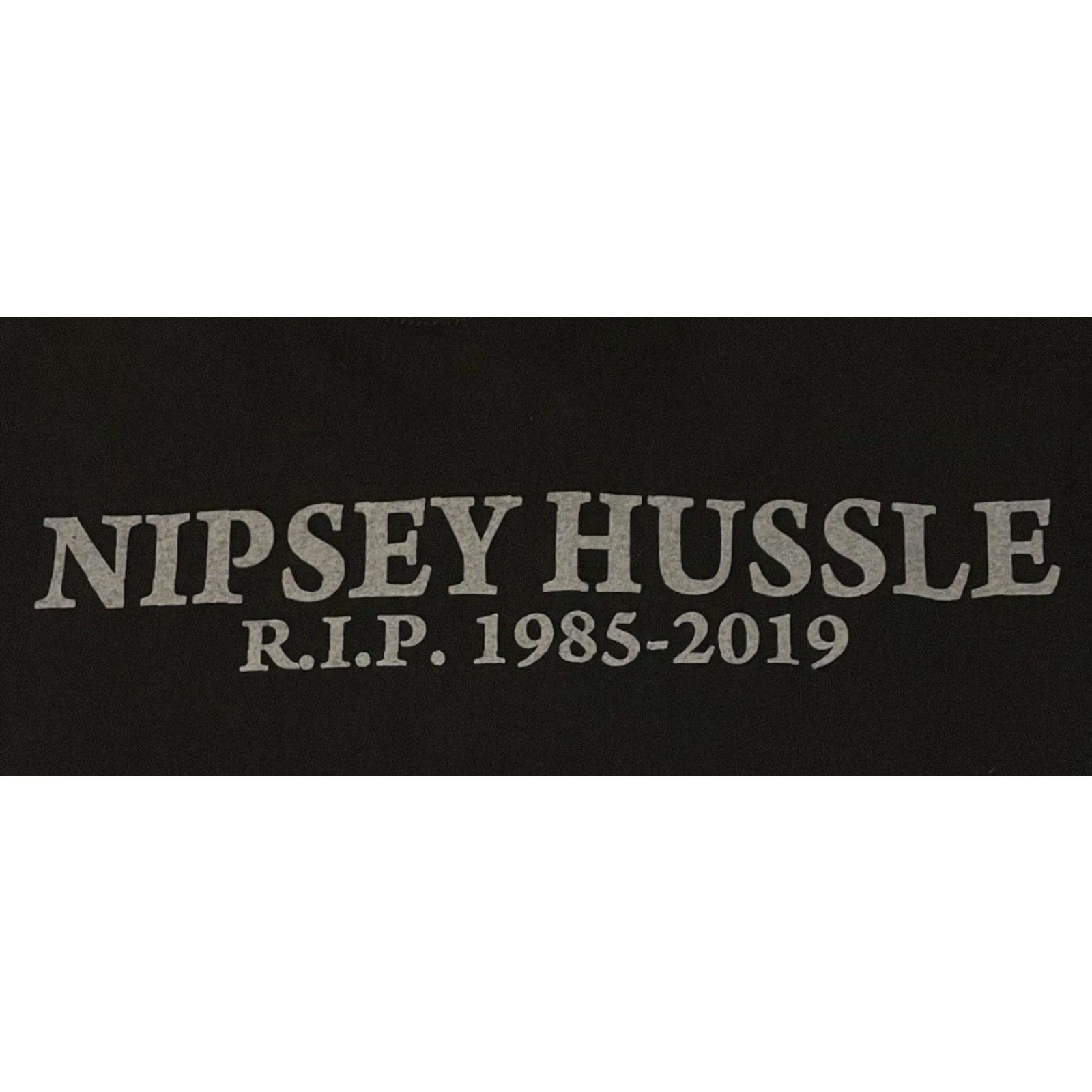Vintage Nipsey Hussle Memorial Shirt XL Tour Hip Hop Rap Concert 90s Graphic Tee Men Black Vintage Size US XL / EU 56 / 4 - 4 Thumbnail
