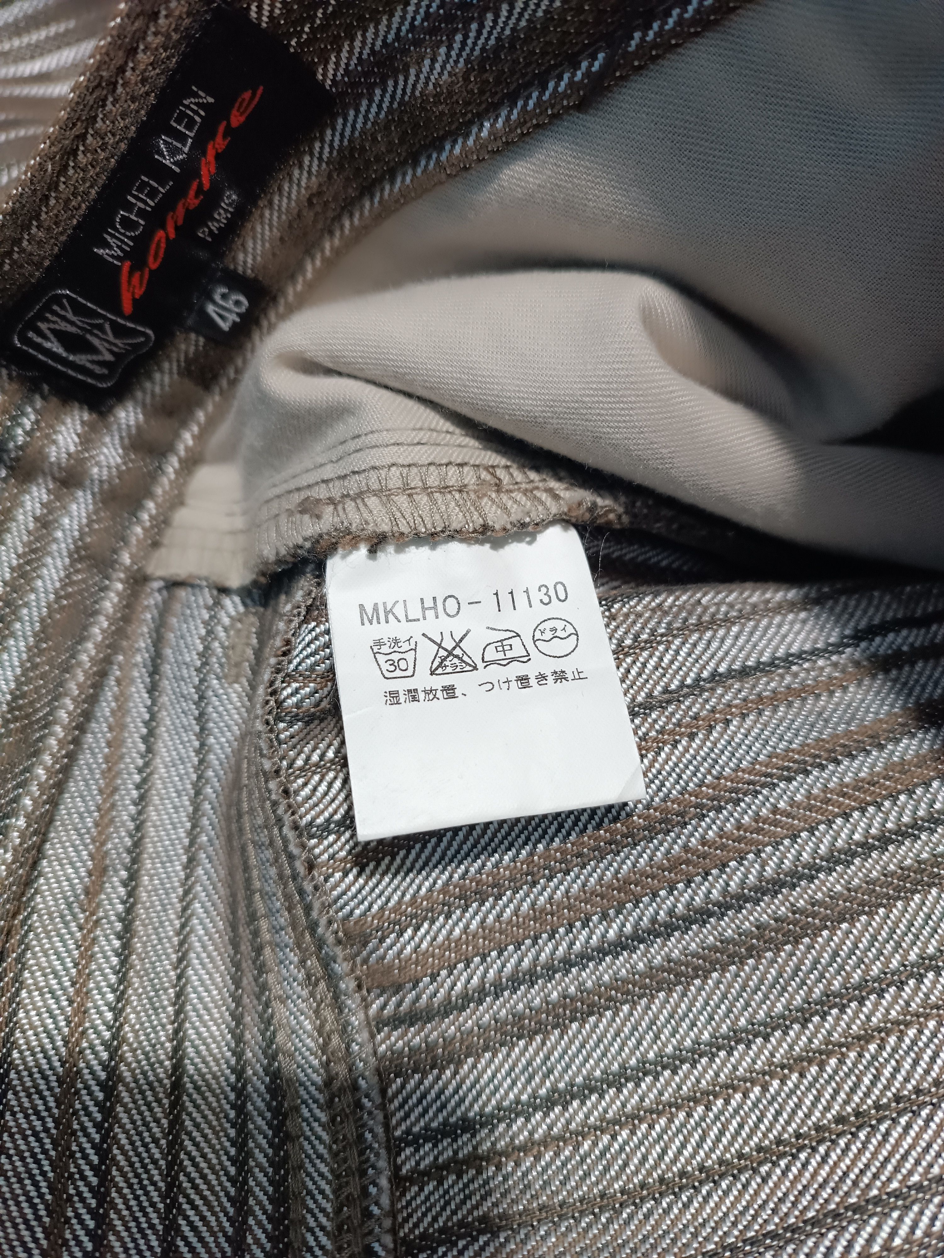Michel Klein Made In Japan Michael Klein Homme Paris Stripe Pant Size US 30 / EU 46 - 7 Thumbnail