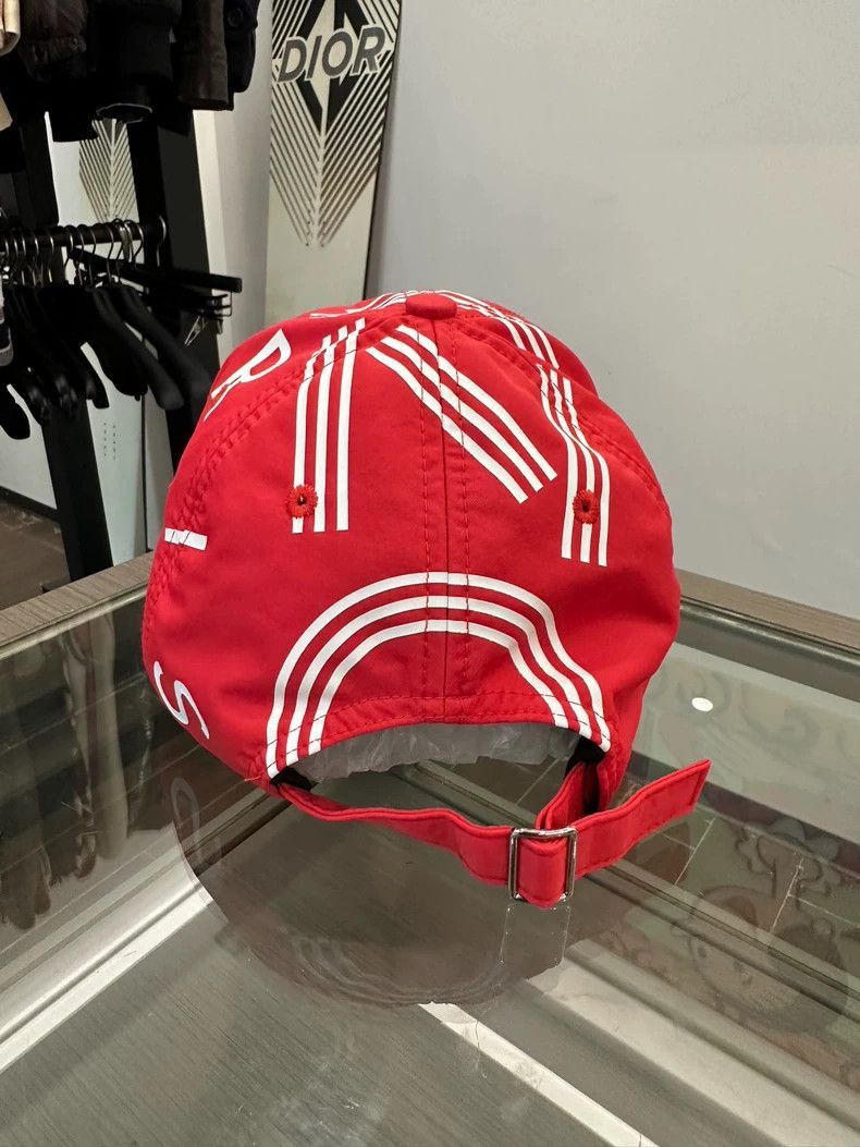 Kenzo Kenzo Red Baseball Cap with Logo-2506 Size ONE SIZE - 4 Thumbnail