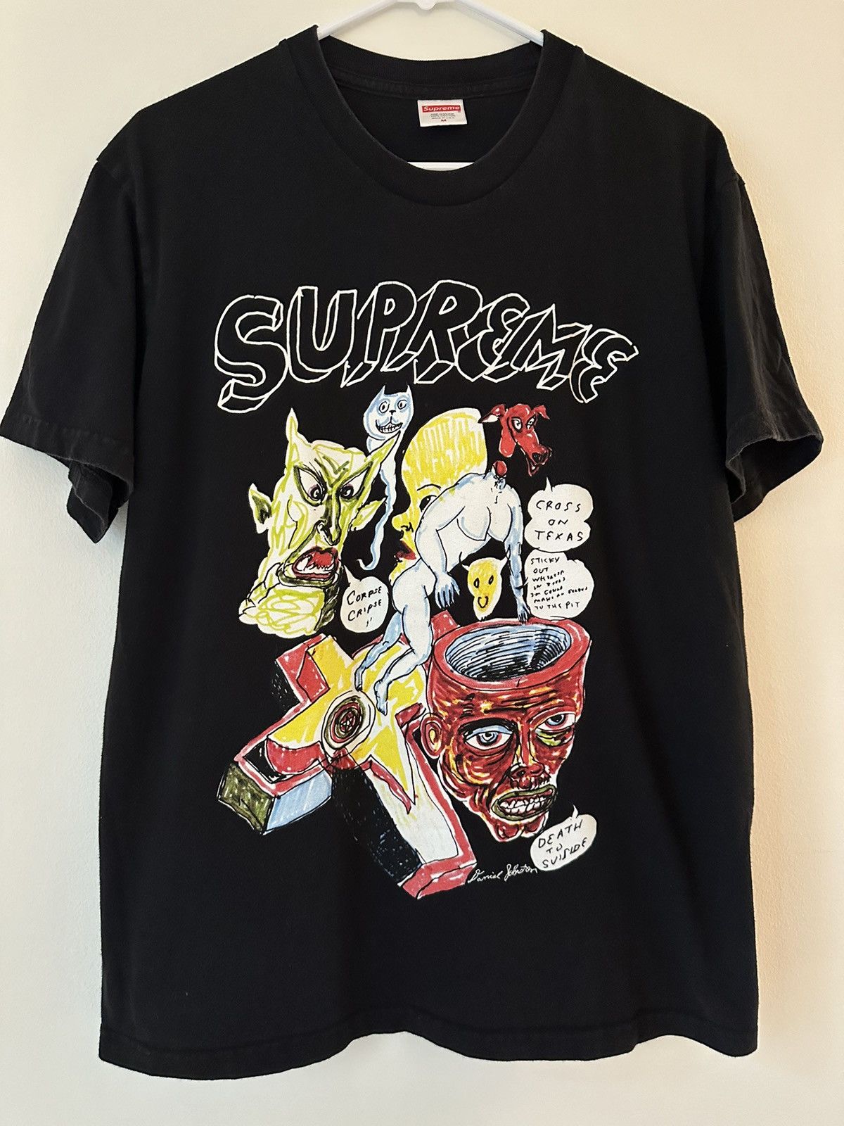Supreme Supreme Daniel Johnston Logo Tee Size US M / EU 48-50 / 2 - 1 Thumbnail
