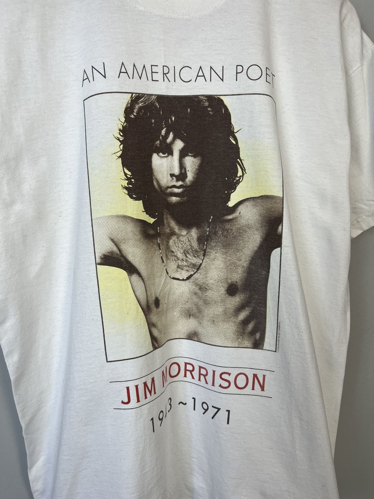 Band Tees × Vintage The Doors Jim Morrison 90`s Vintage Y2K Rock Tee Shirt Size US L / EU 52-54 / 3 - 5 Thumbnail