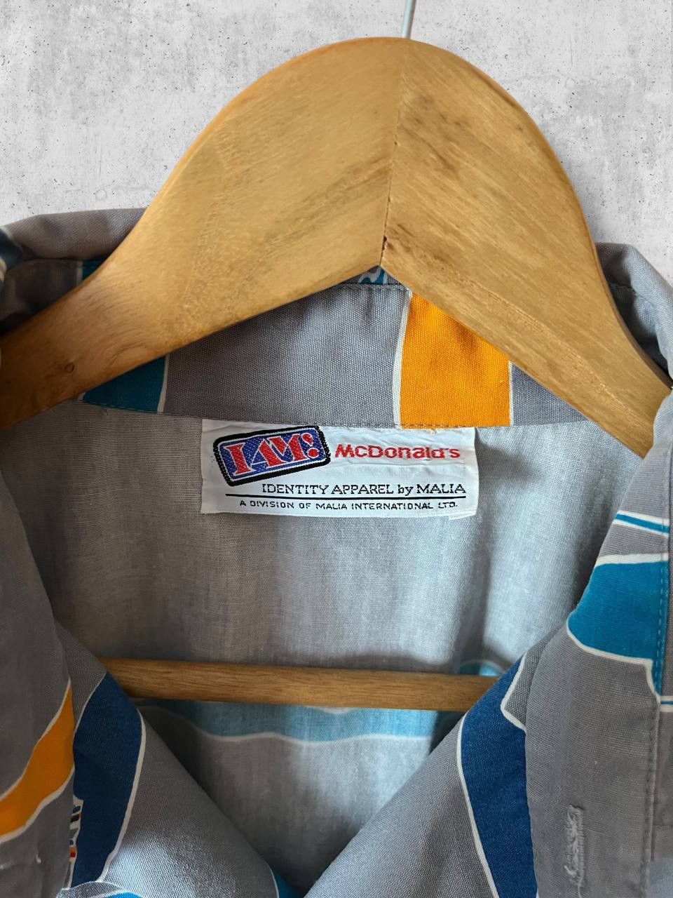 Other RARE McDonalds 70-80s Hawaiian MADE IN USA shirt vintage Size US XL / EU 56 / 4 - 8 Thumbnail