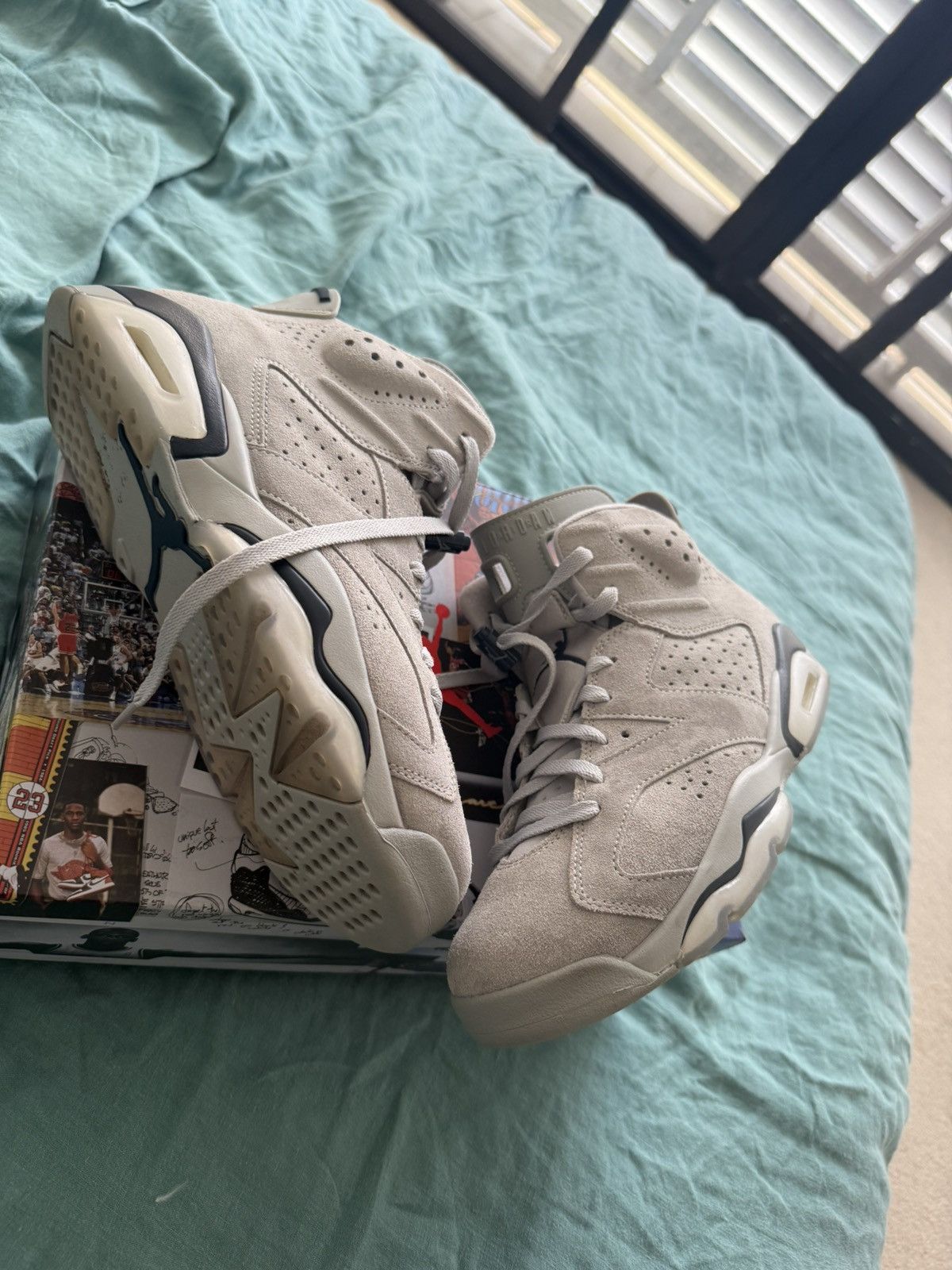 Jordan Brand Jordan 6 ‘Georgetown’ magnet Size US 9.5 / EU 42-43 - 2 Thumbnail