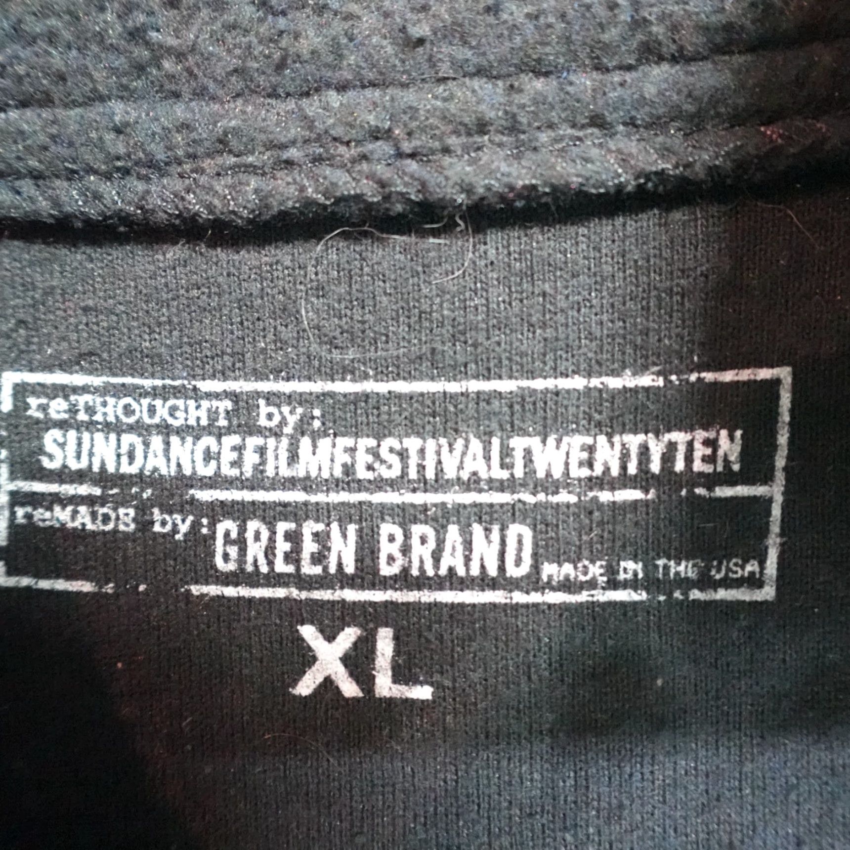Vintage Sundance Film Festival Sweatshirt Pullover XL Black 2010 1/4 Zip Made in USA Men Activewear Vintage: No Size US XL / EU 56 / 4 - 4 Thumbnail