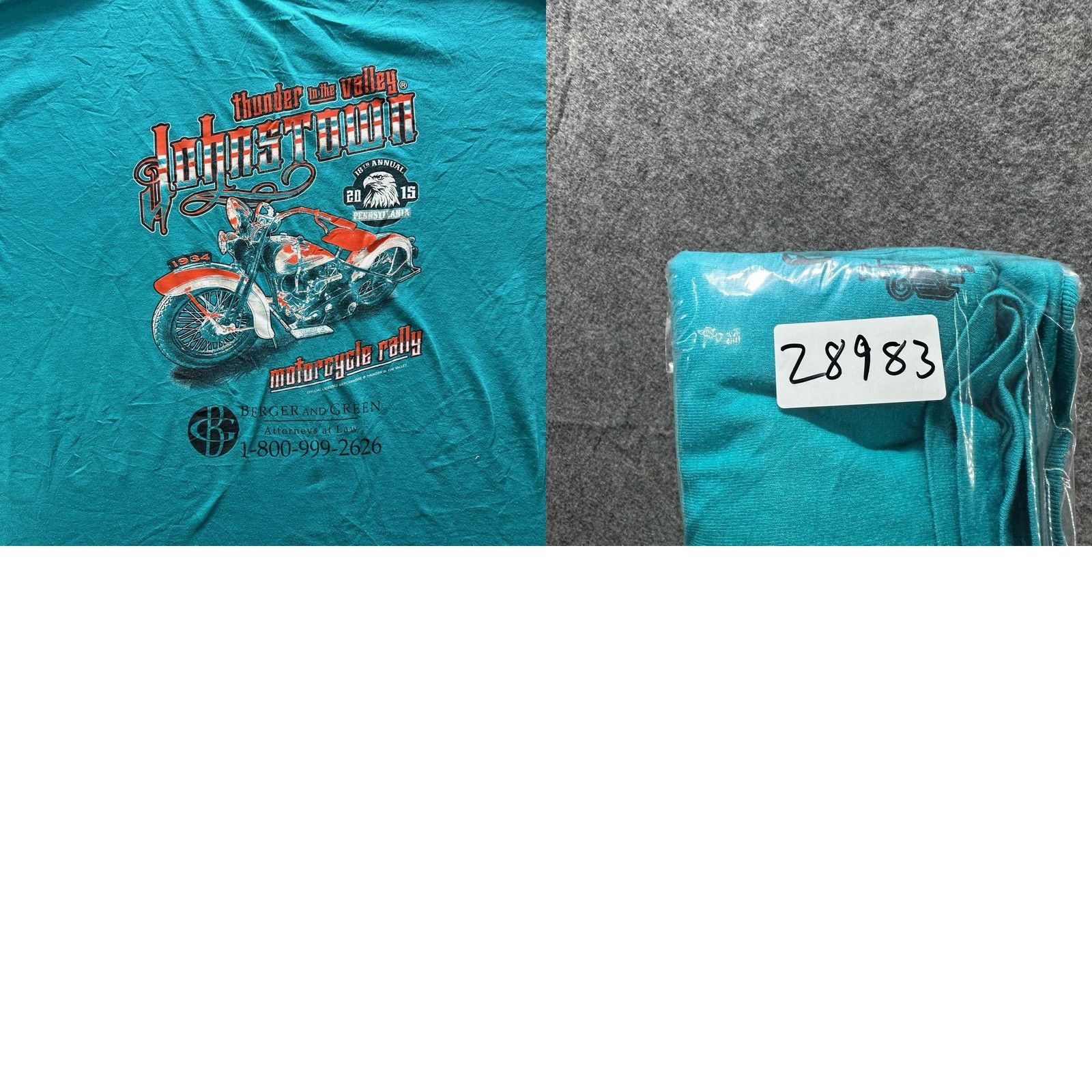Gildan Gildan Shirt Mens XL Green Johnstown Volunteer Graphic Tee Crewneck Tagless Size US XL / EU 56 / 4 - 8 Thumbnail