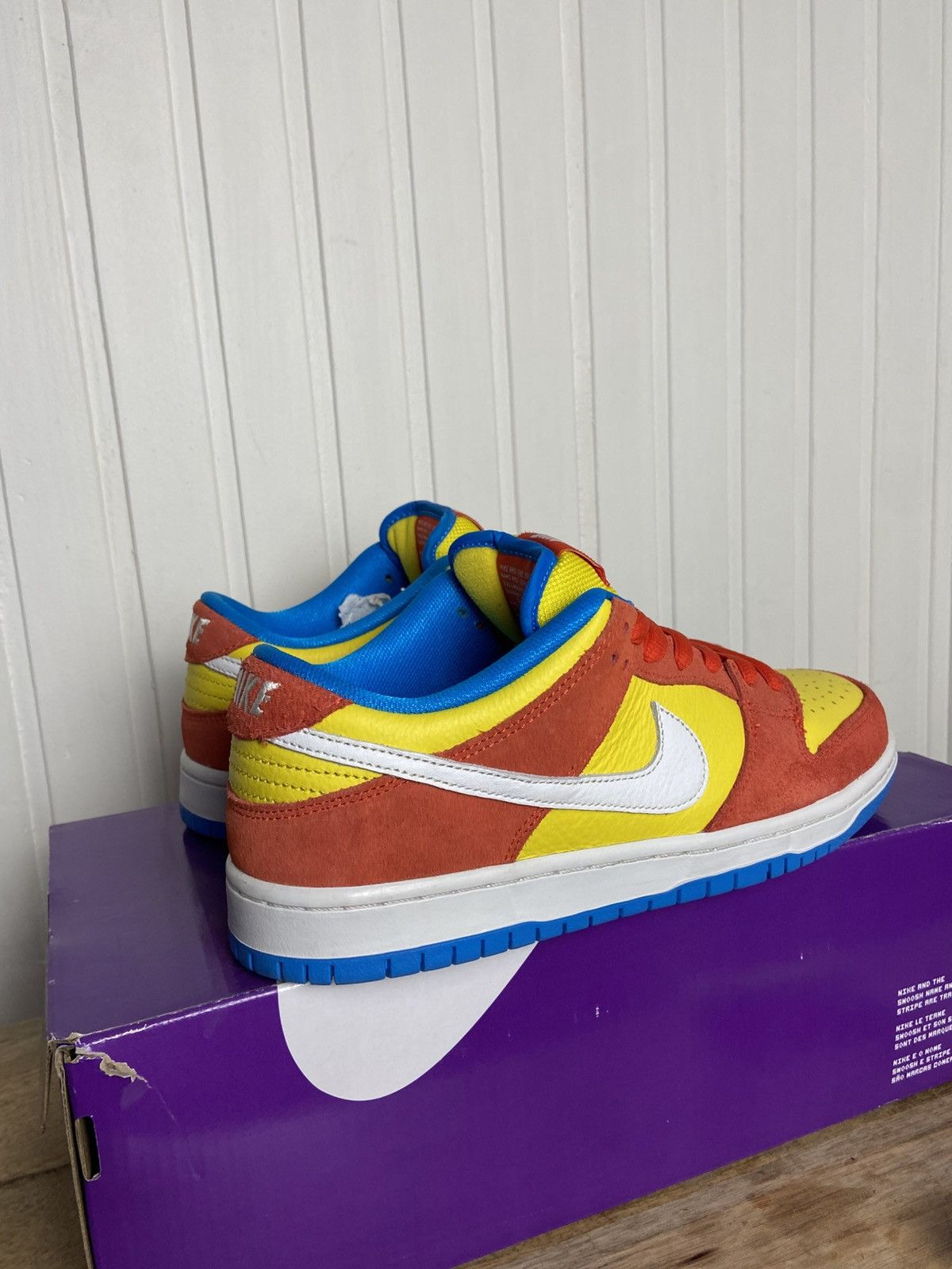 Adidas Used Nike SB Dunk Low Pro "Bart Simpson" Authentic 7,5US Size US 7.5 / EU 40-41 - 8 Thumbnail