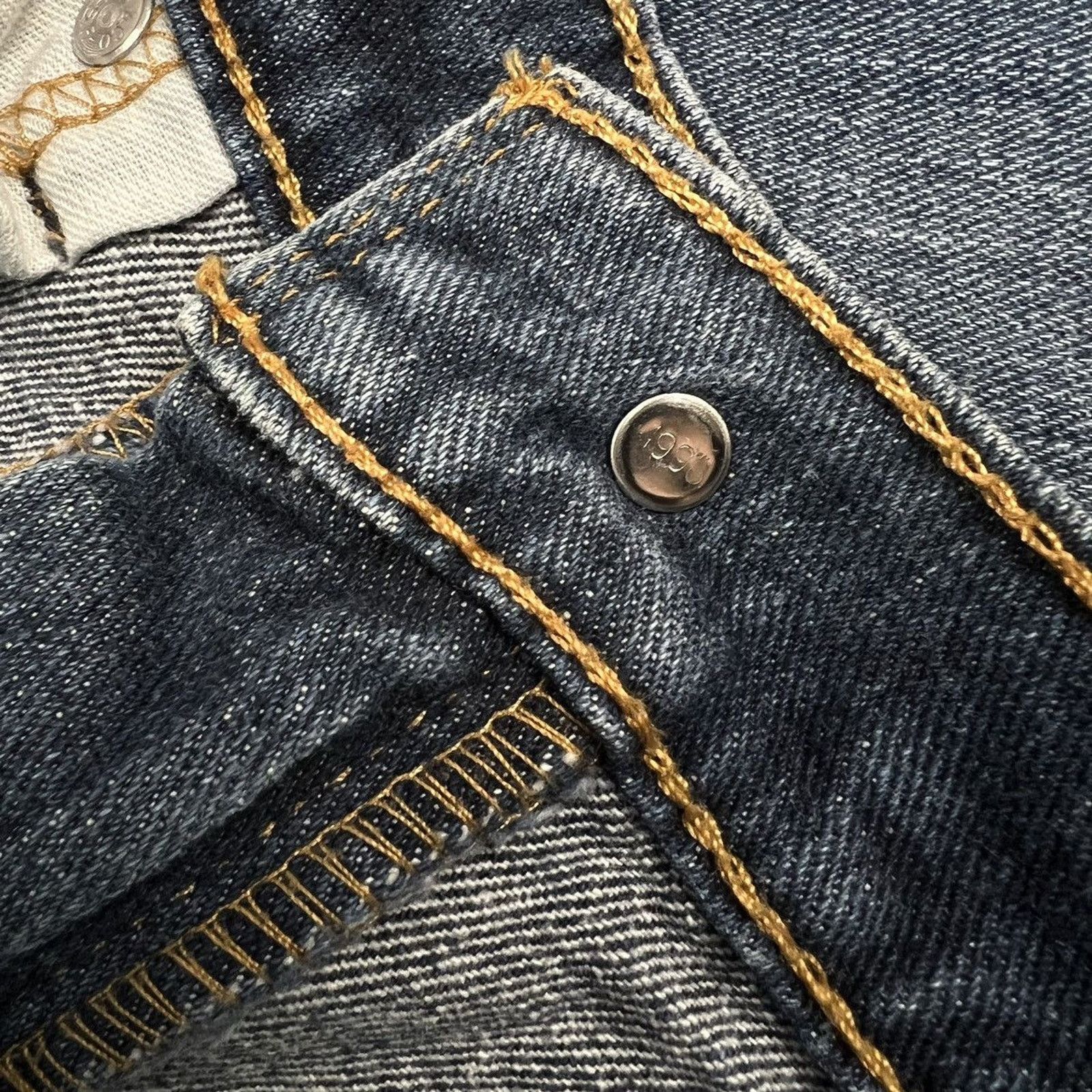Levi's × Vintage Levi's 505 Jeans 32x30 Original Straight Leg Denim Pants Size US 32 / EU 48 - 3 Thumbnail