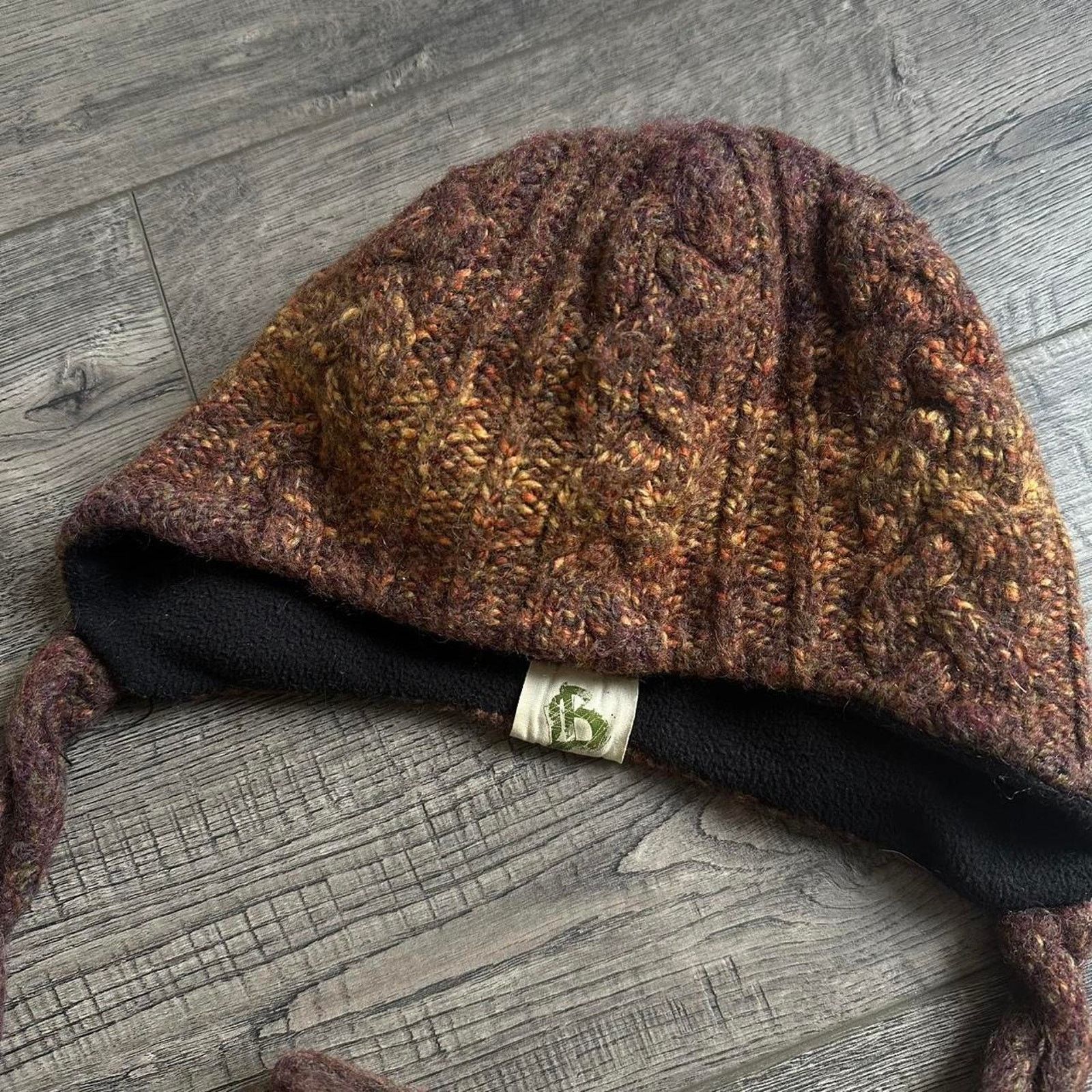 Vintage Vintage Y2K Chunky Knit Bula Wool Ear Flap Ski Beanie Hat Size ONE SIZE - 4 Thumbnail