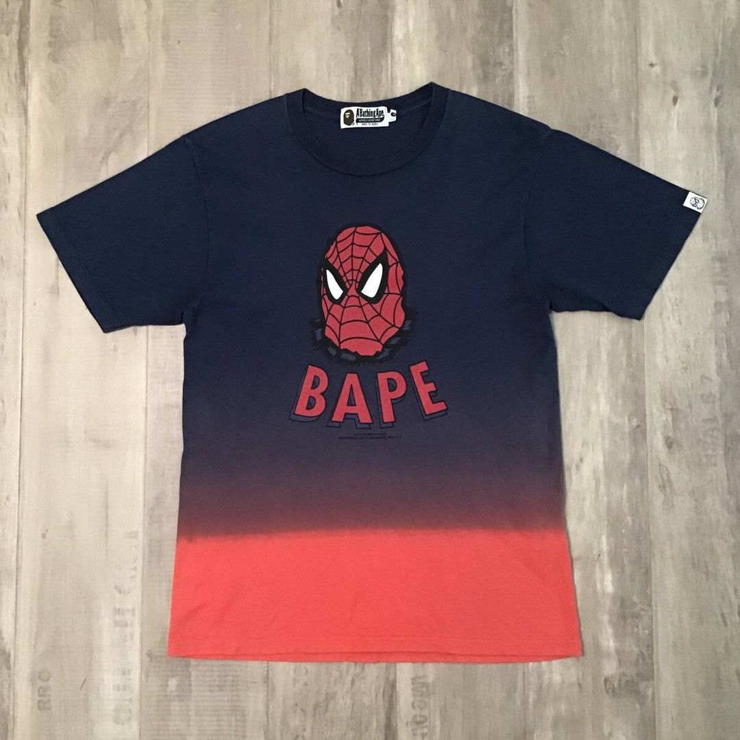 Bape × Marvel Comics BAPE × Marvel Comics Spider Man Gradient T-shirt APE NIGO Size US S / EU 44-46 / 1 - 1 Thumbnail